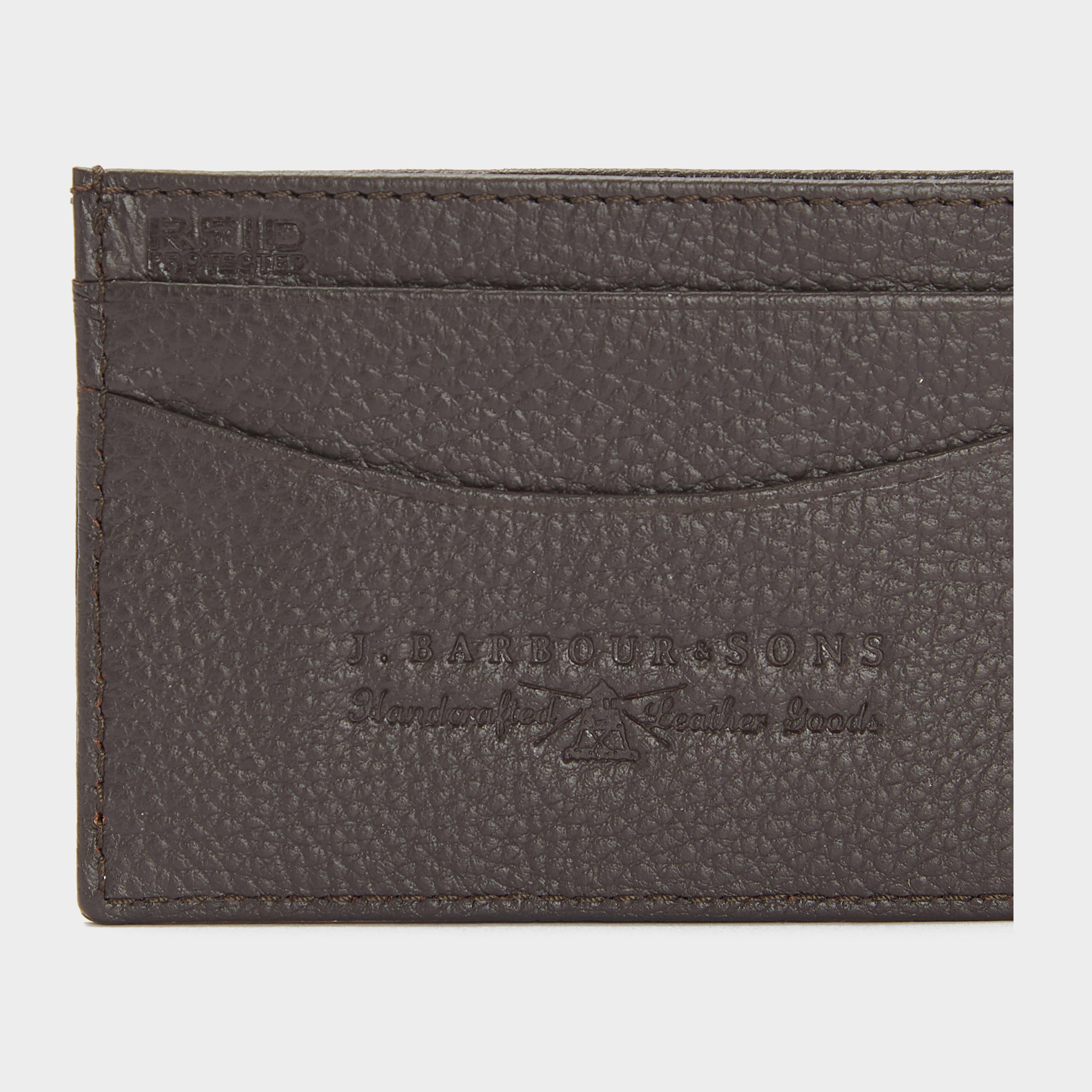 Amble Leather Card Holder Dark Brown