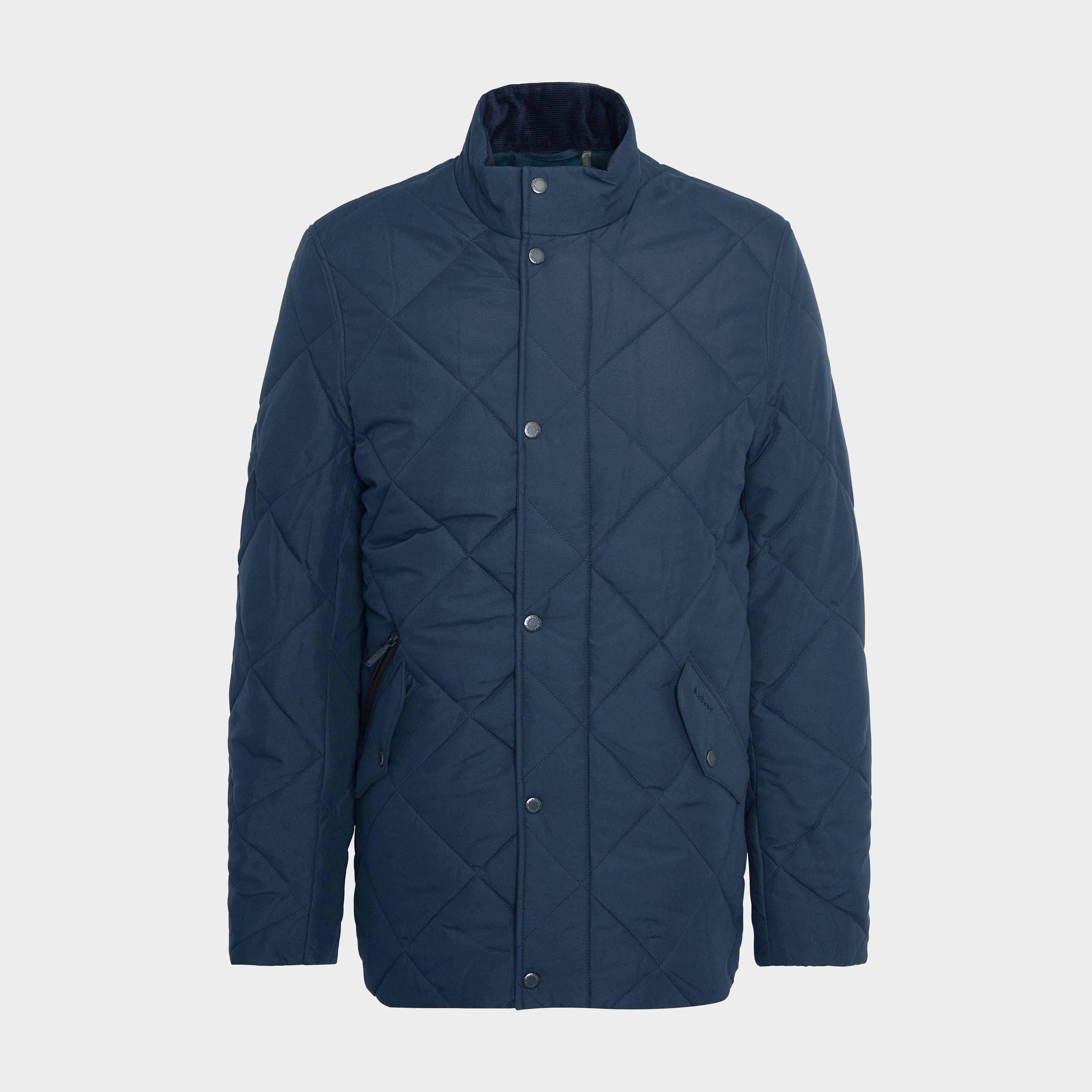 Barbour Mens City Chelsea Quilted Jacket Navy