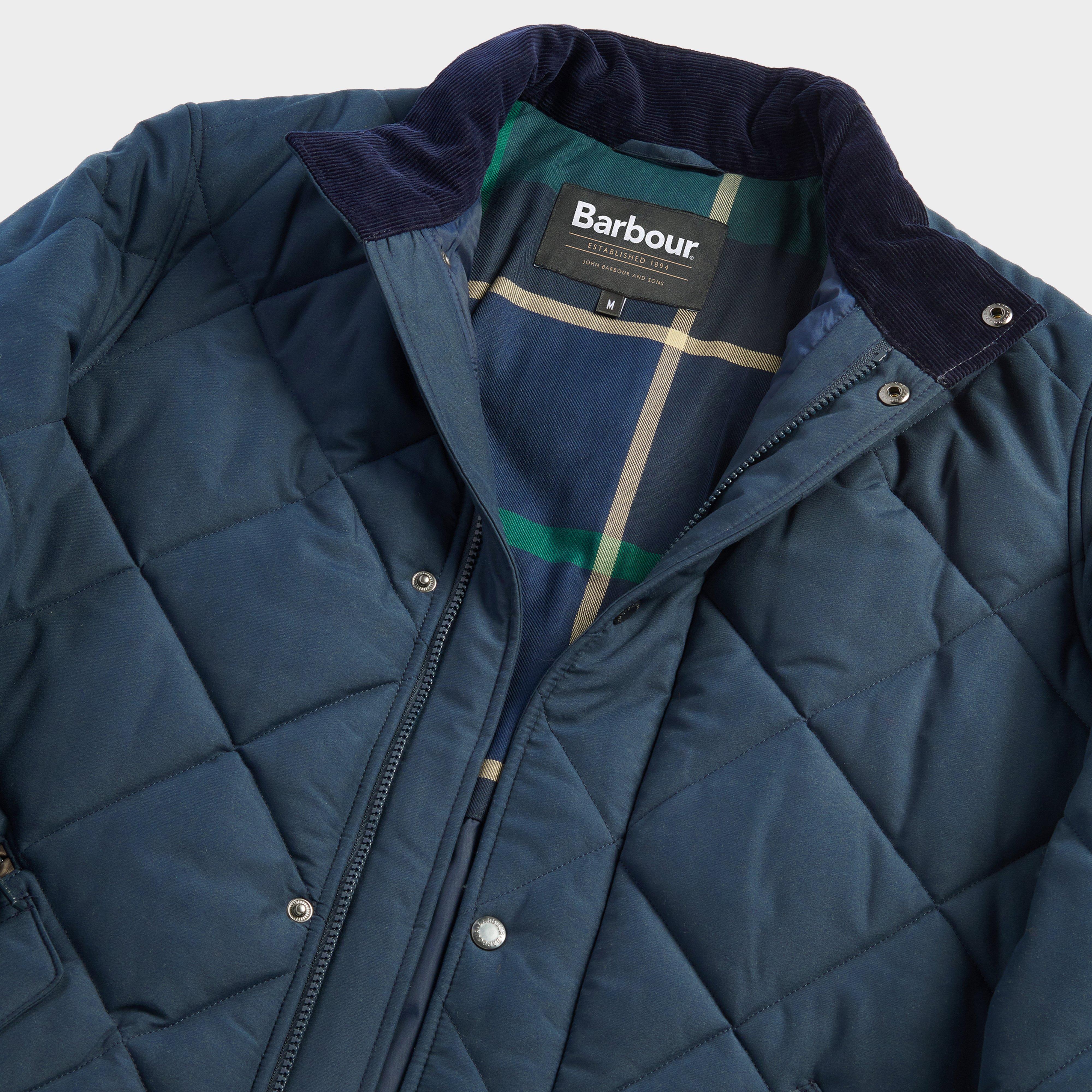 Barbour Mens City Chelsea Quilted Jacket Navy