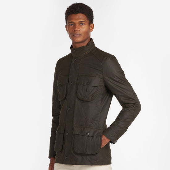 Mens Corbridge Wax Jacket Olive
