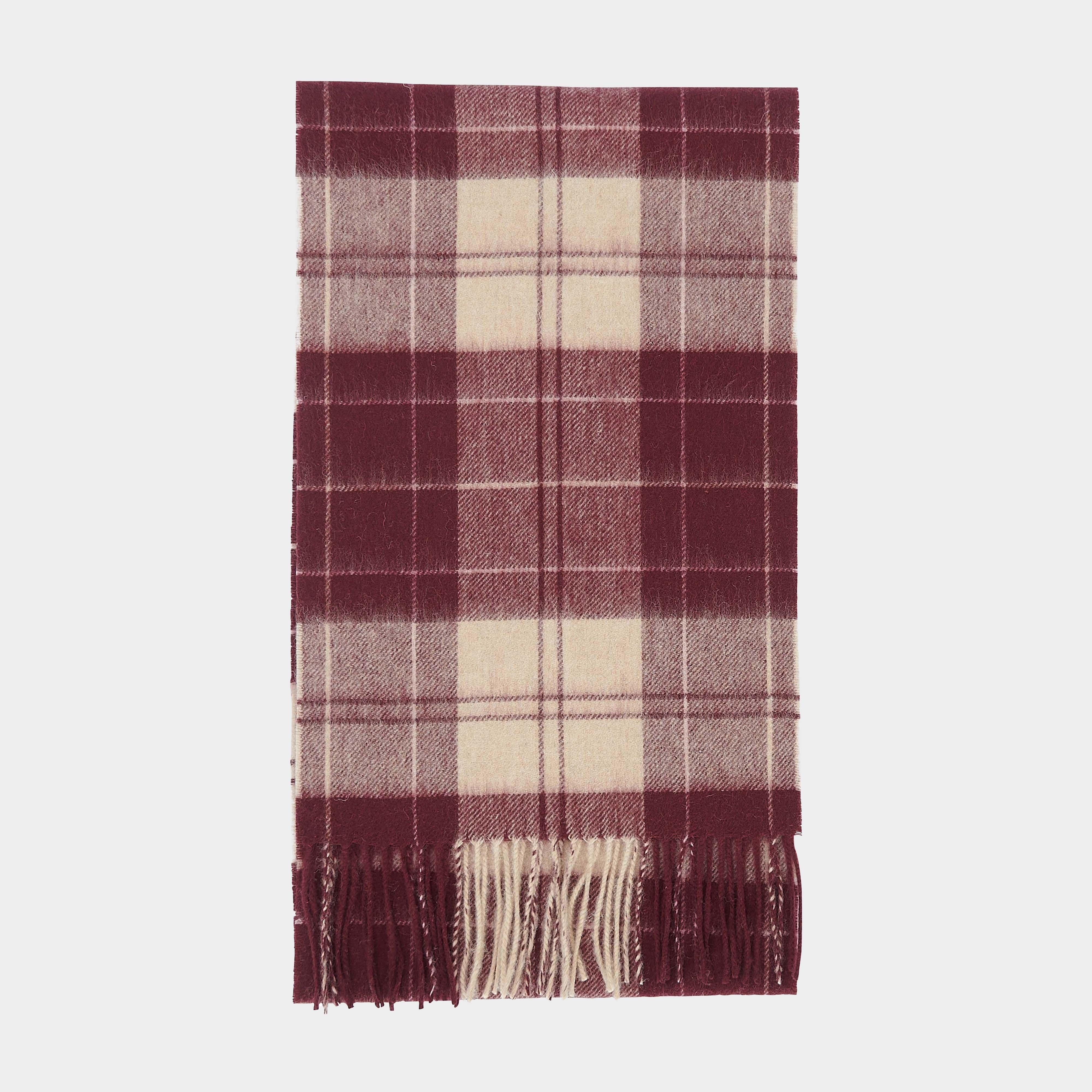 Barbour Womens Tartan Scarf Cabernet – Naylors