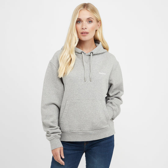 Womens Marsden Oversized Hoodie Light Grey Marl