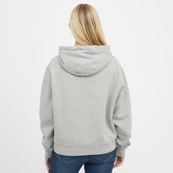 Womens Marsden Oversized Hoodie Light Grey Marl