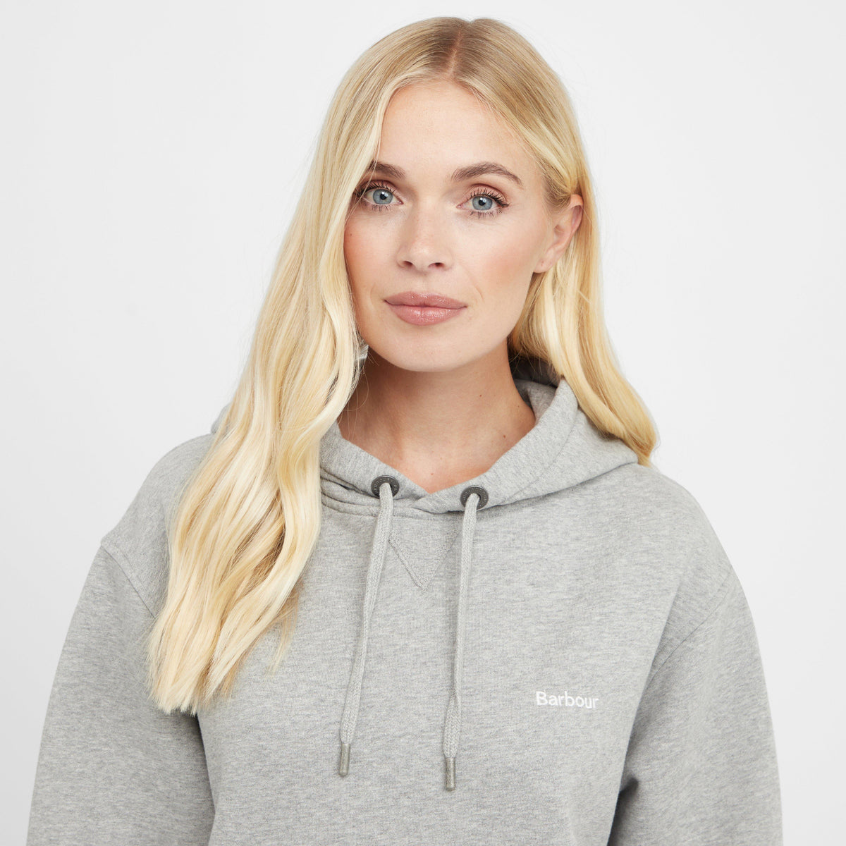 Womens Marsden Oversized Hoodie Light Grey Marl
