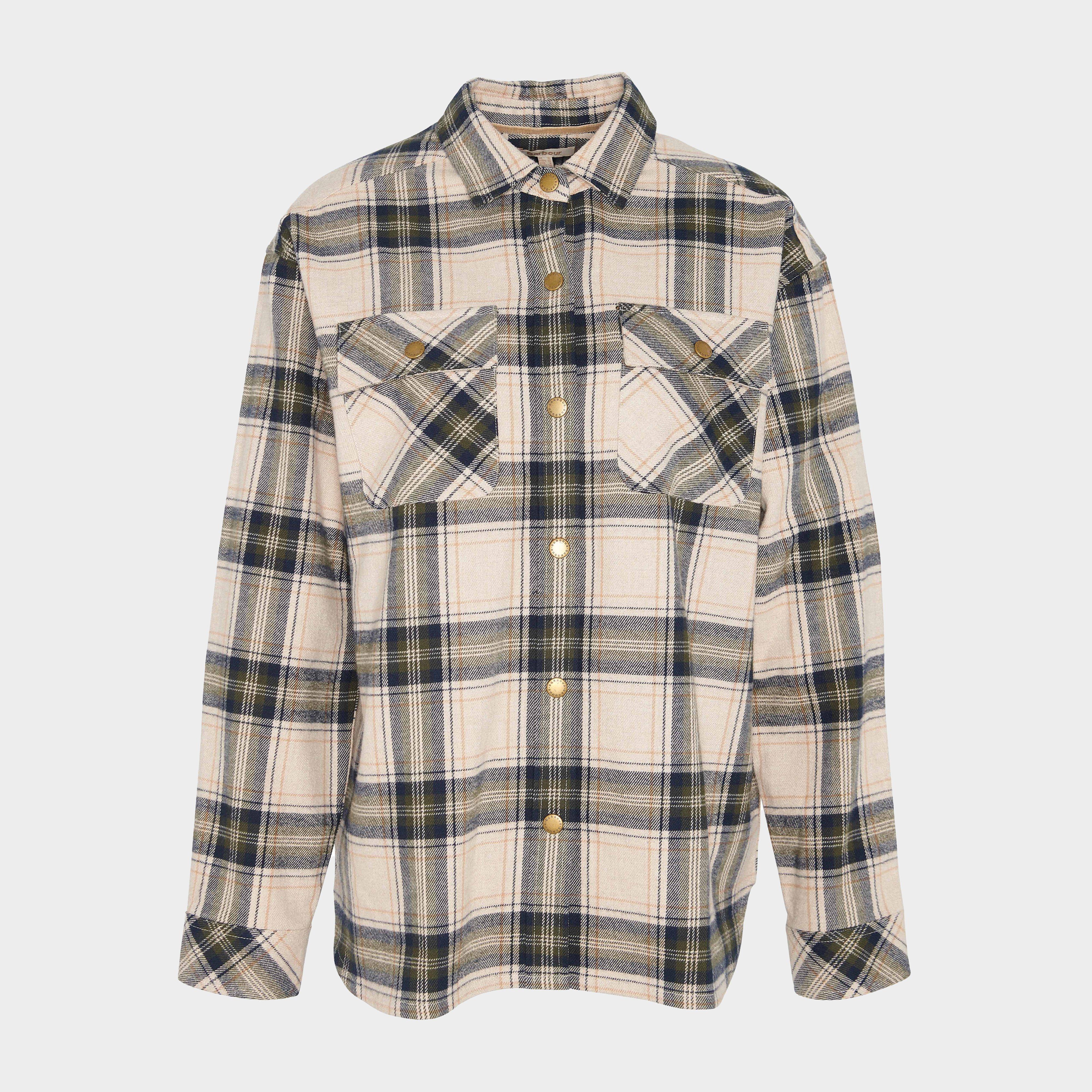 Womens Highfield Check Shirt Sand Dune Check