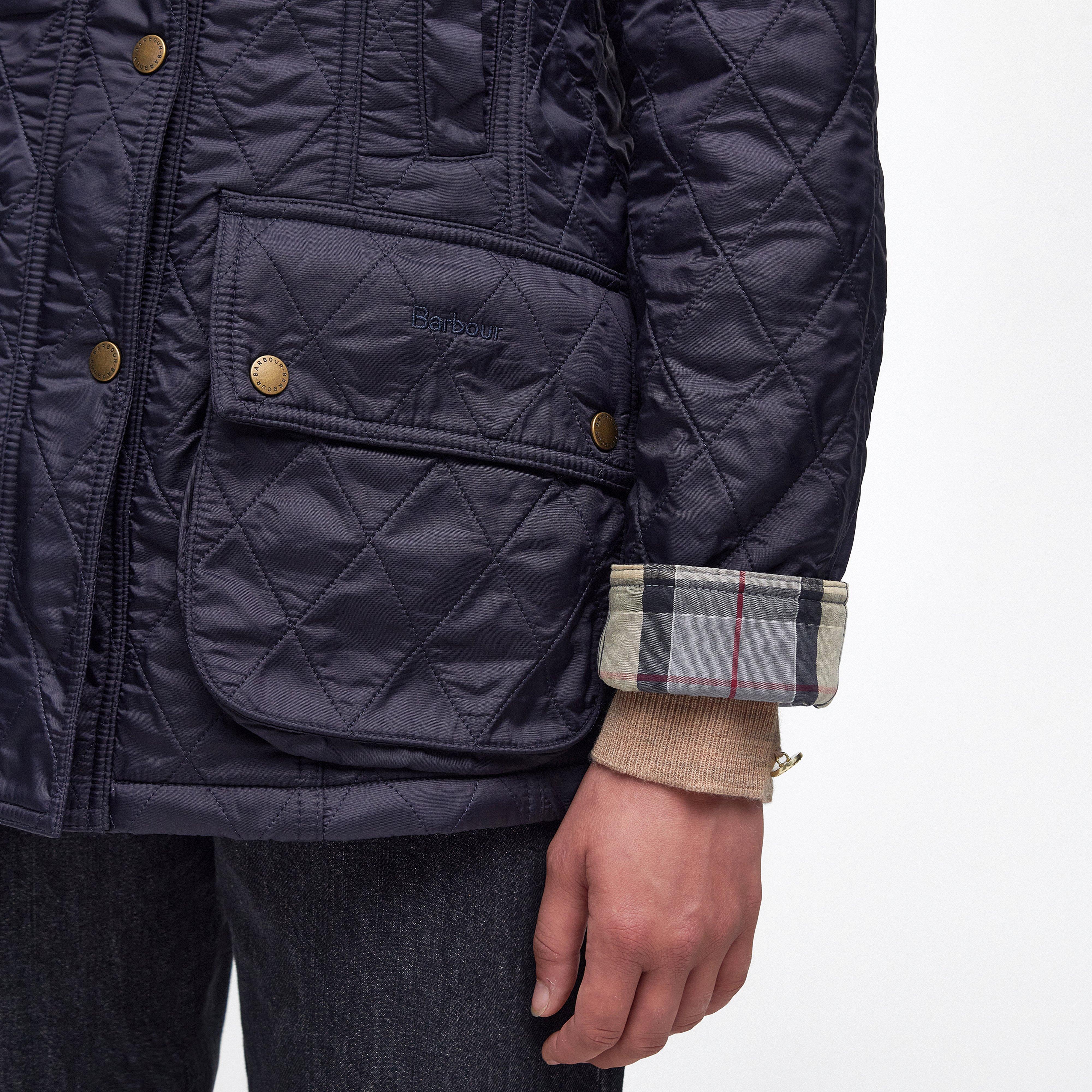 Womens Beadnell Polarquilt Jacket Navy