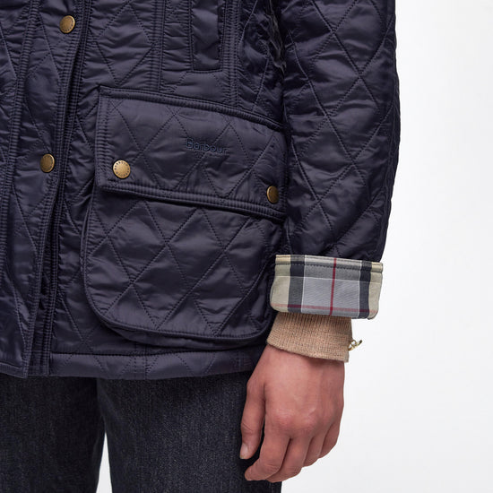 Womens Beadnell Polarquilt Jacket Navy