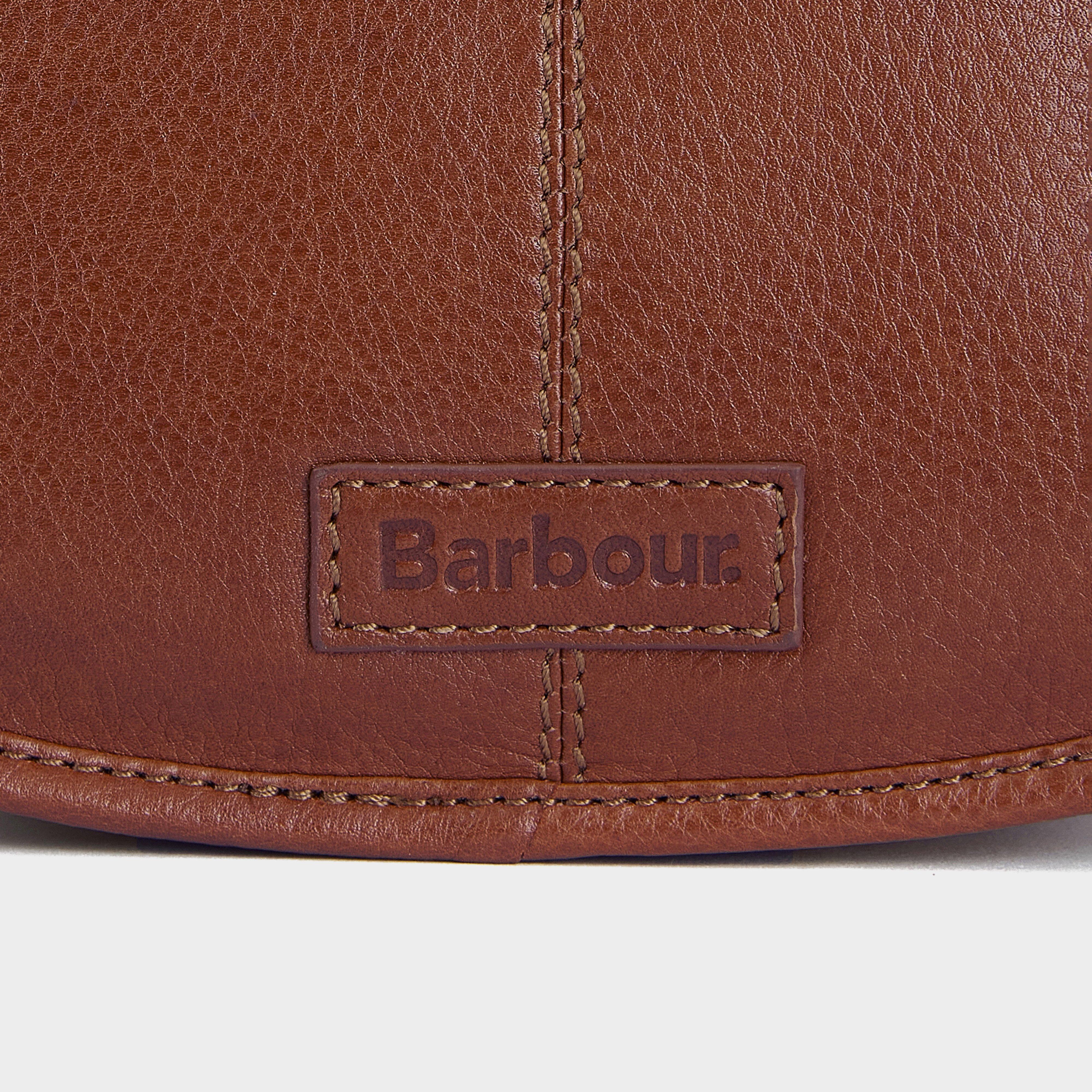 Laire Medium Leather Saddle Bag Brown