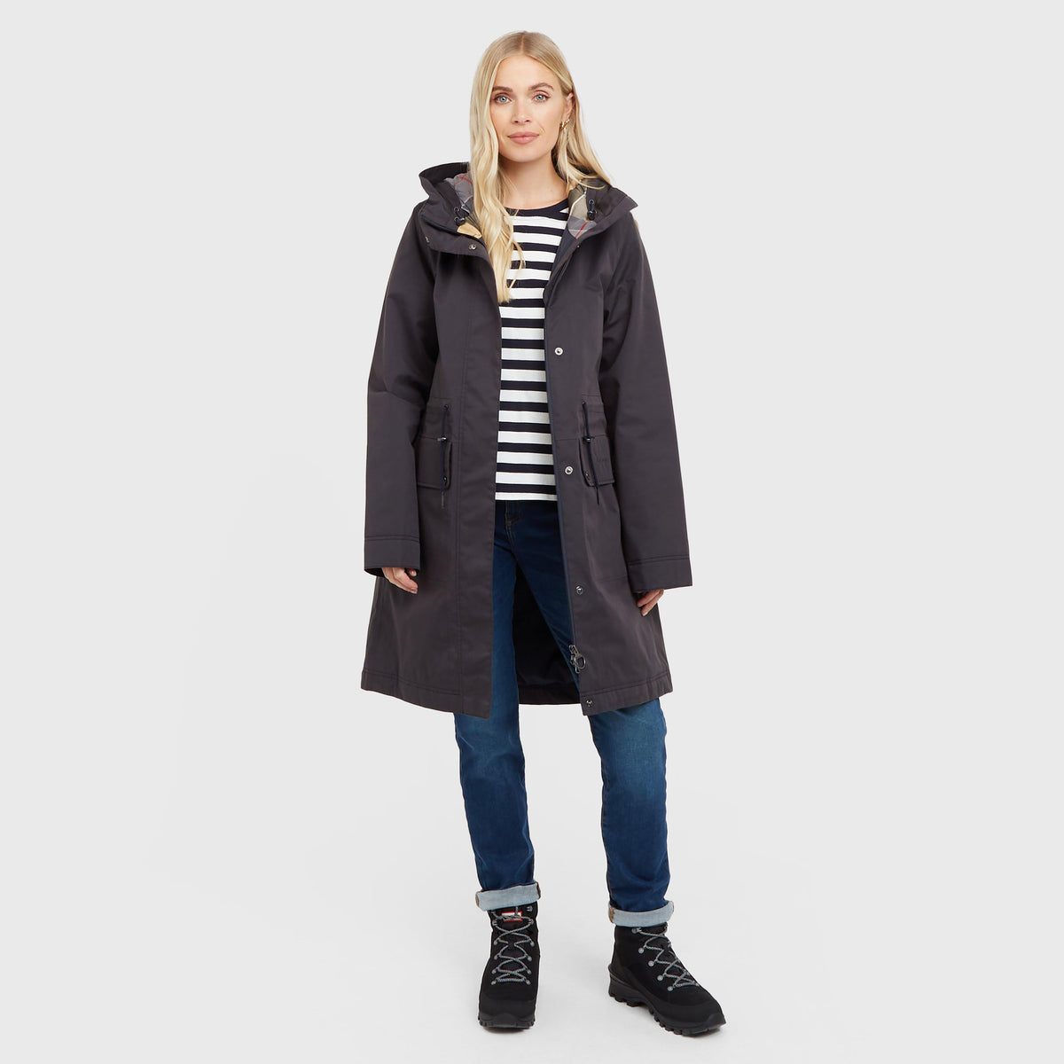 Womens Bowlees Waterproof Jacket Dark Navy