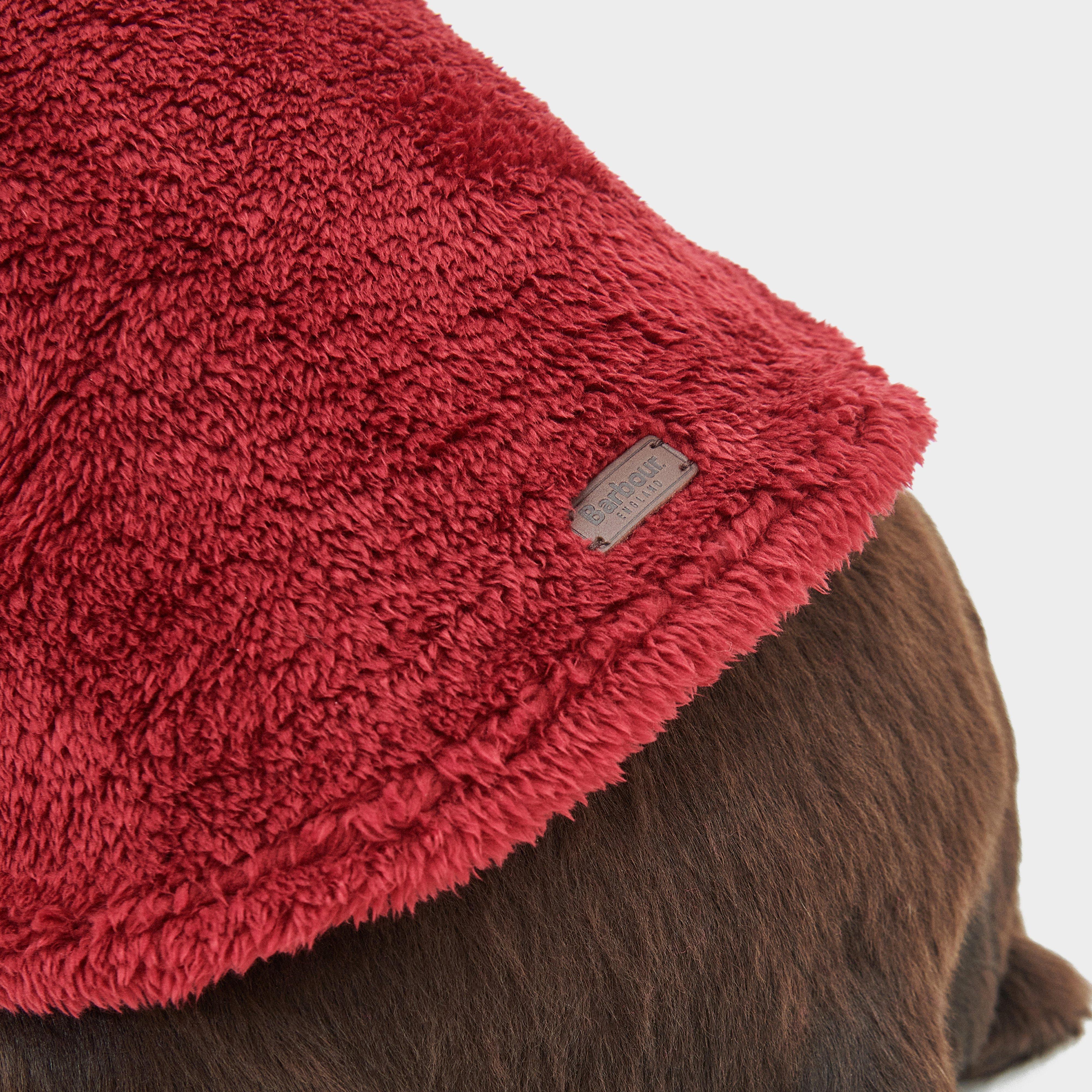Teddy Fleece Dog Jumper Red