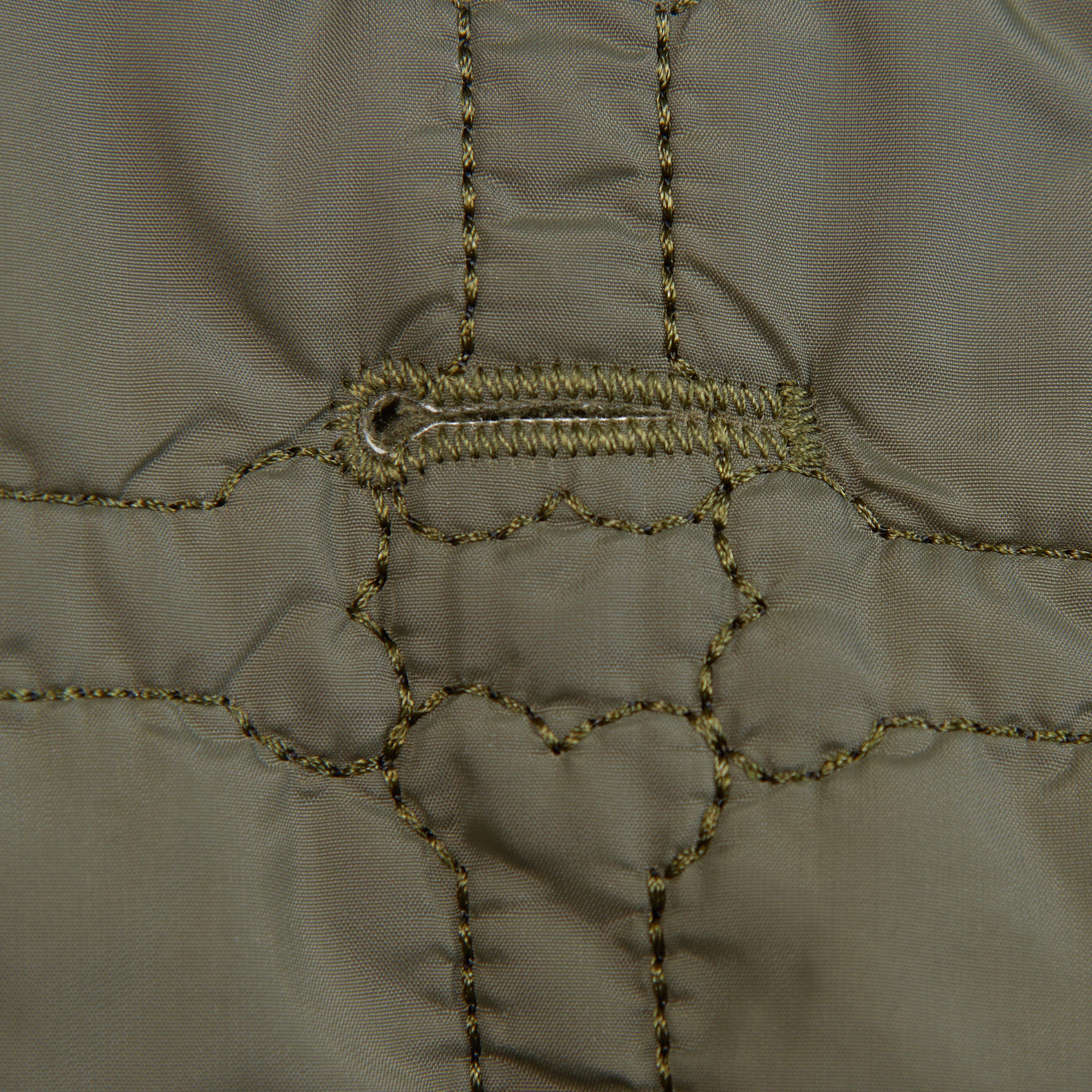 Dog Bone Quilted Dog Coat Dark Olive