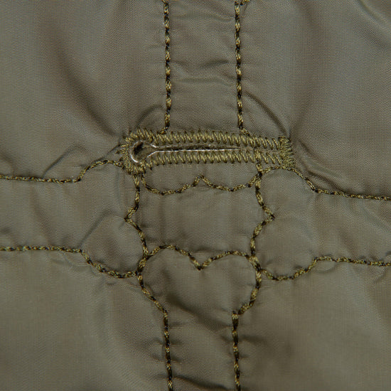 Dog Bone Quilted Dog Coat Dark Olive