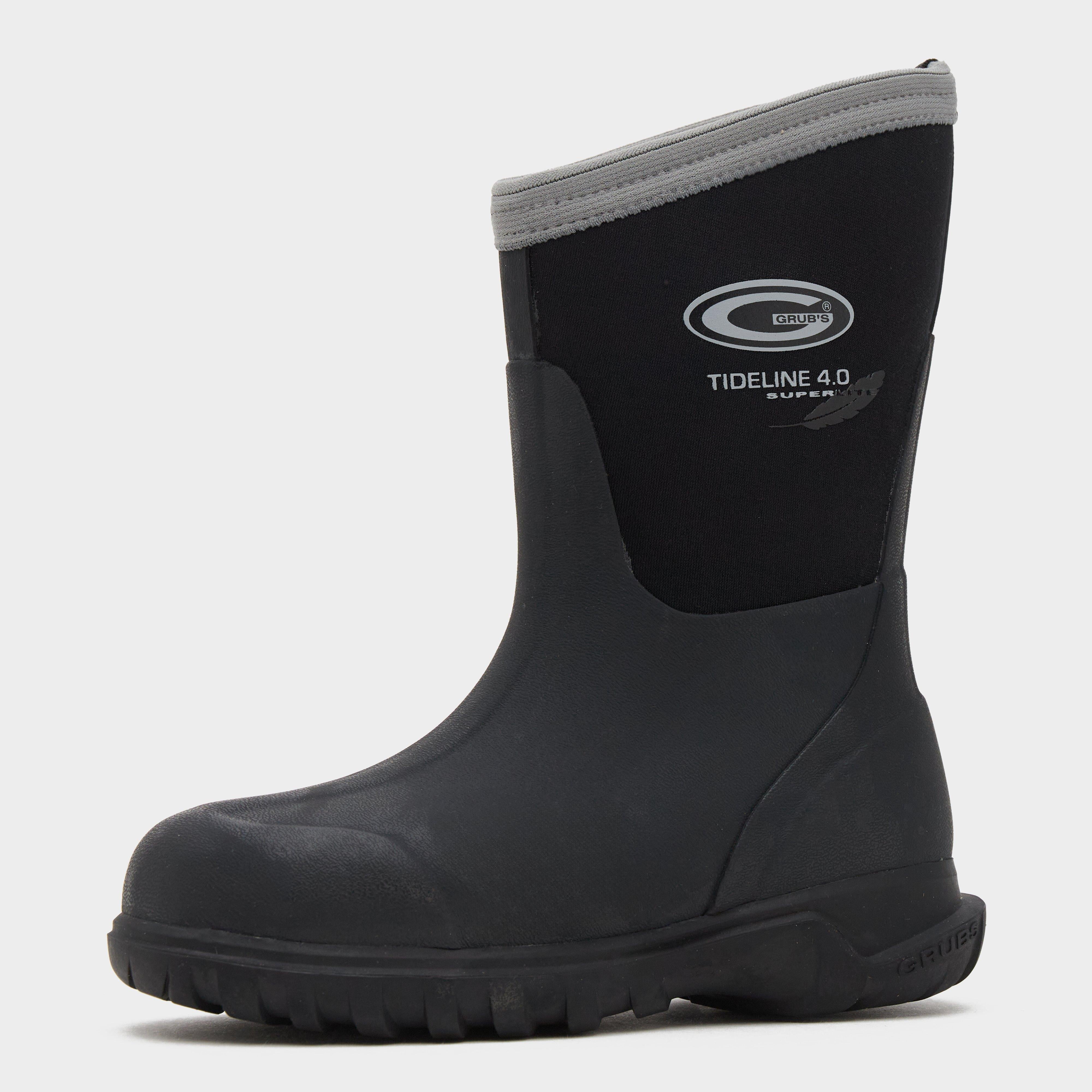 Kids Tideline Boots Black/Charcoal