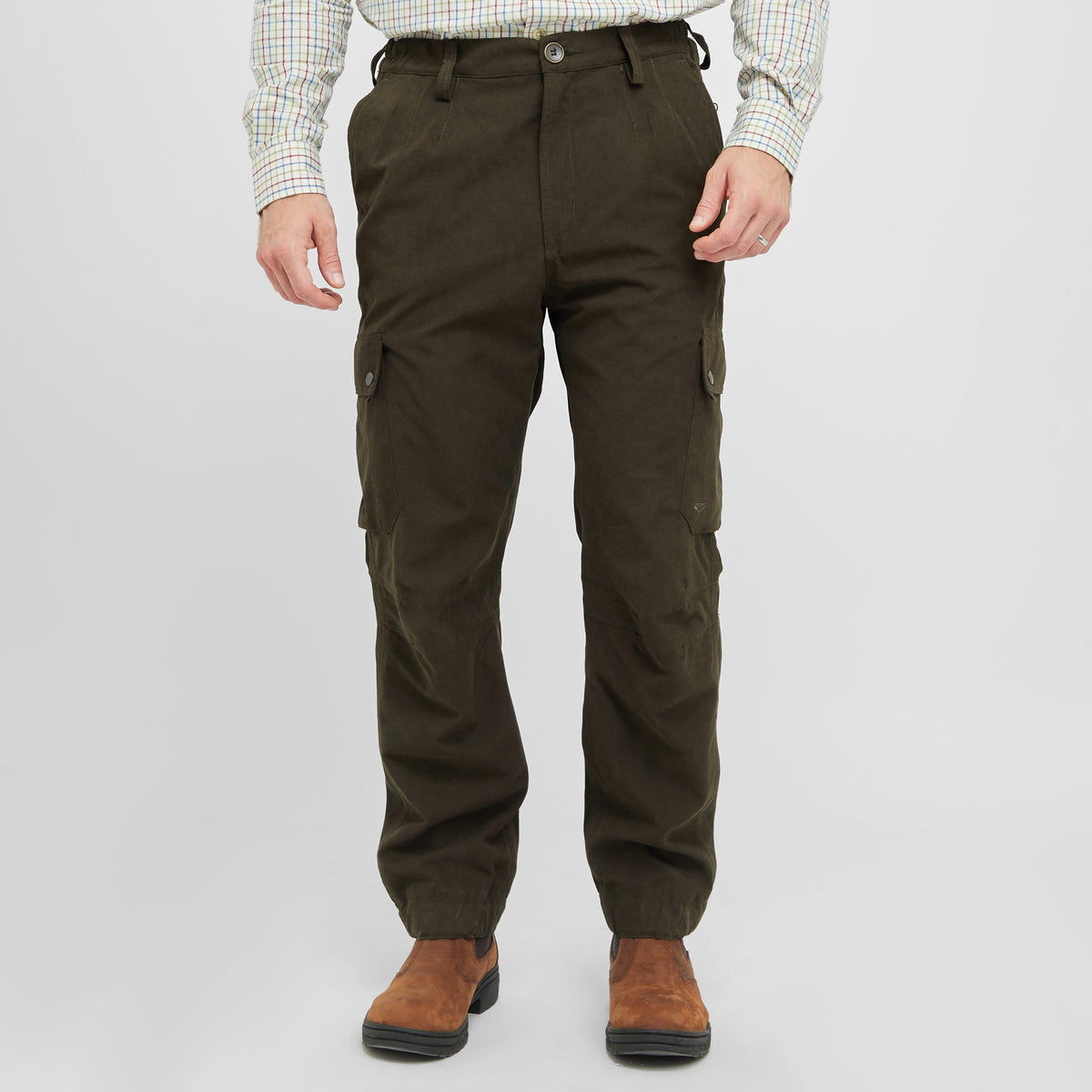 Mens Struther Field Trousers Dark Green