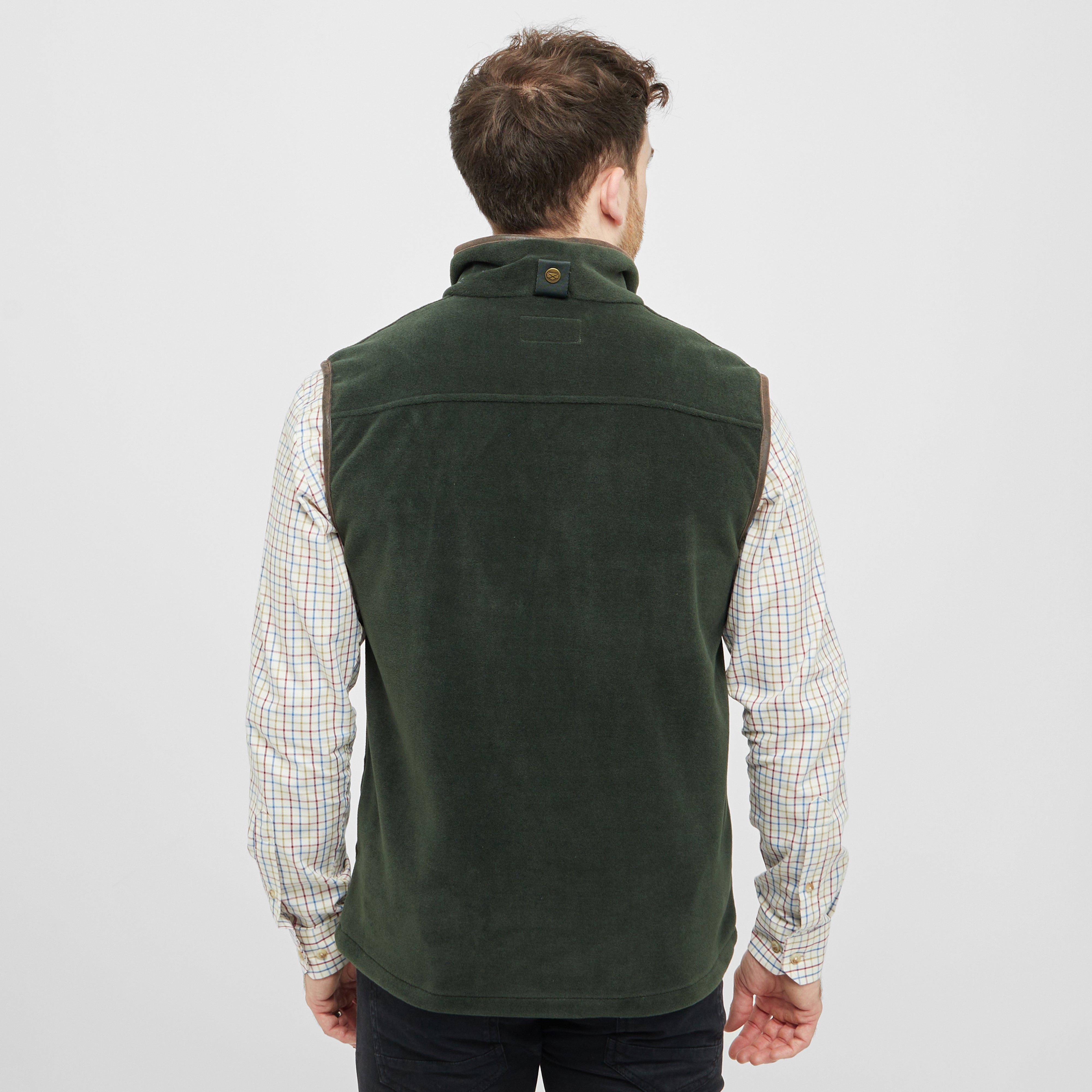 Mens Stenton Technical Fleece Gilet Pine