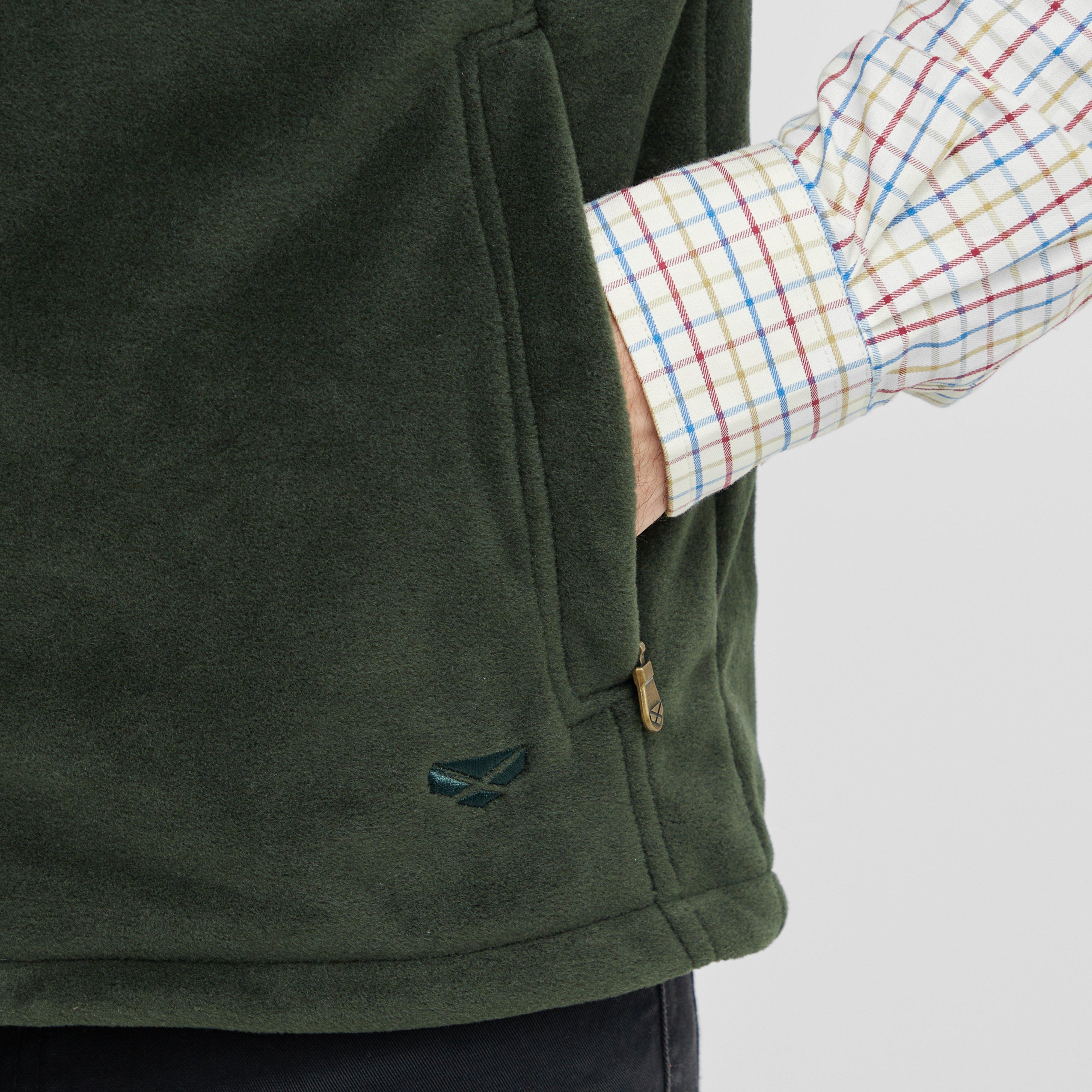 Mens Stenton Technical Fleece Gilet Pine