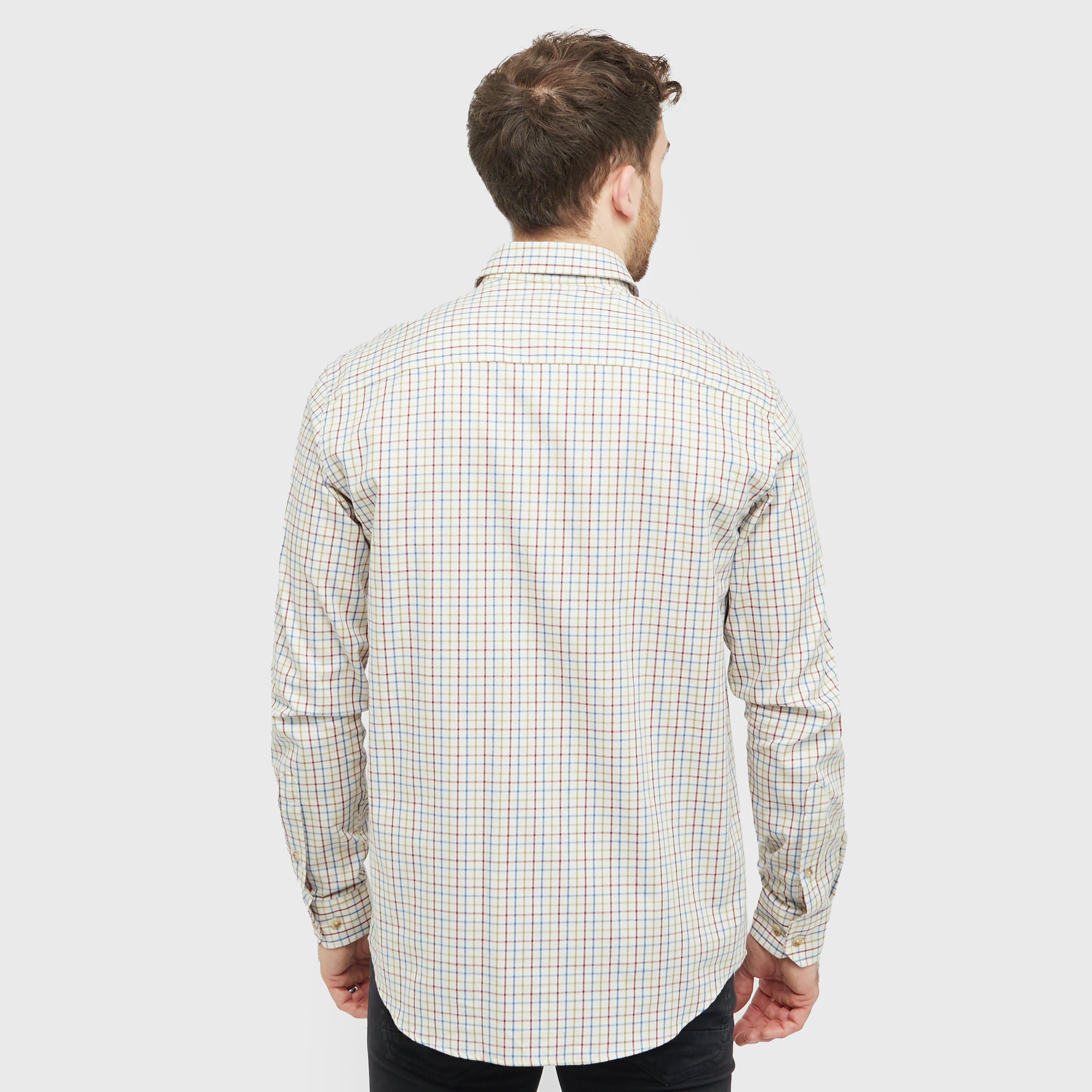 Mens Inverness Cotton Tattersall Shirt White/Blue/Green