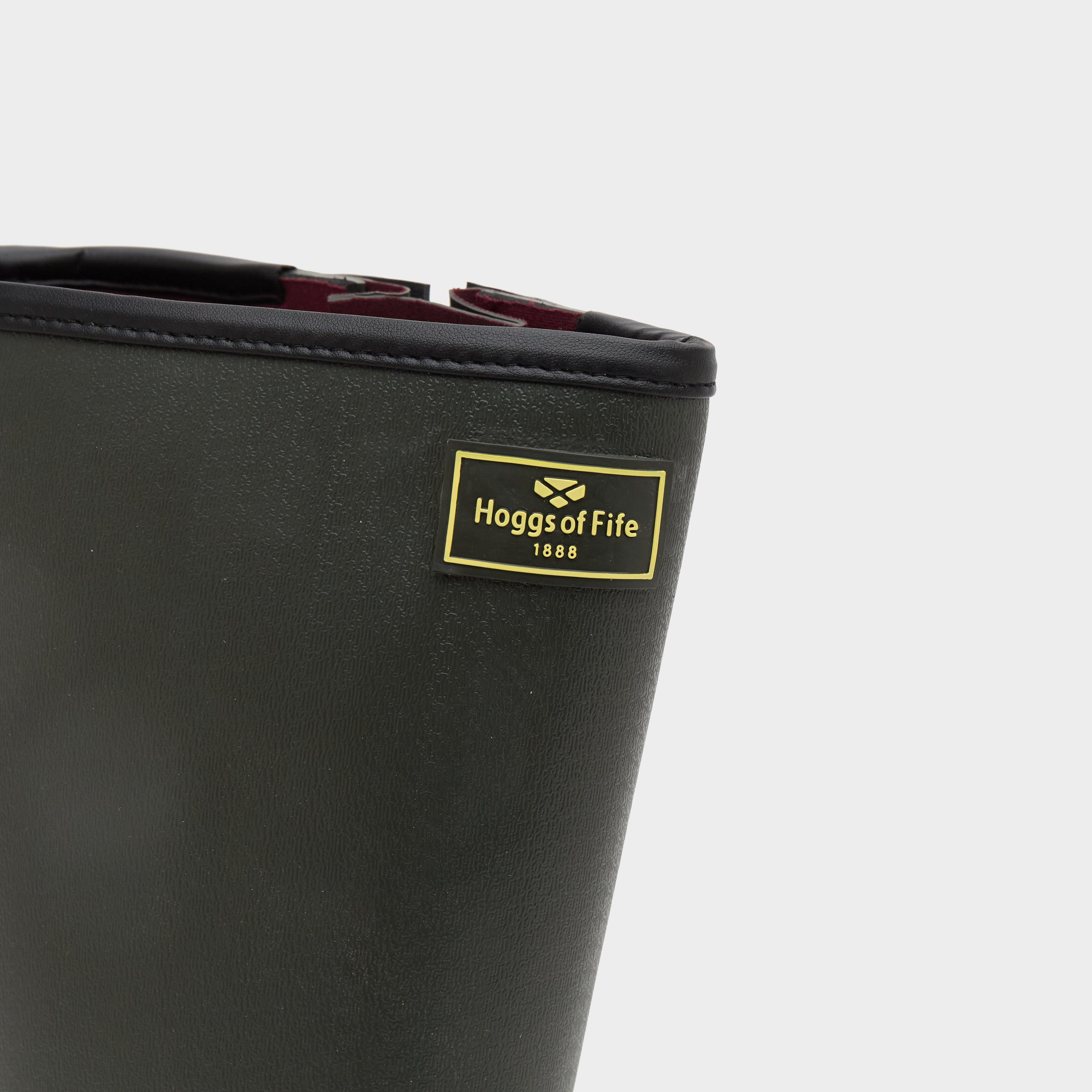 Mens Field Sport Neoprene-Lined Wellington Boots Green