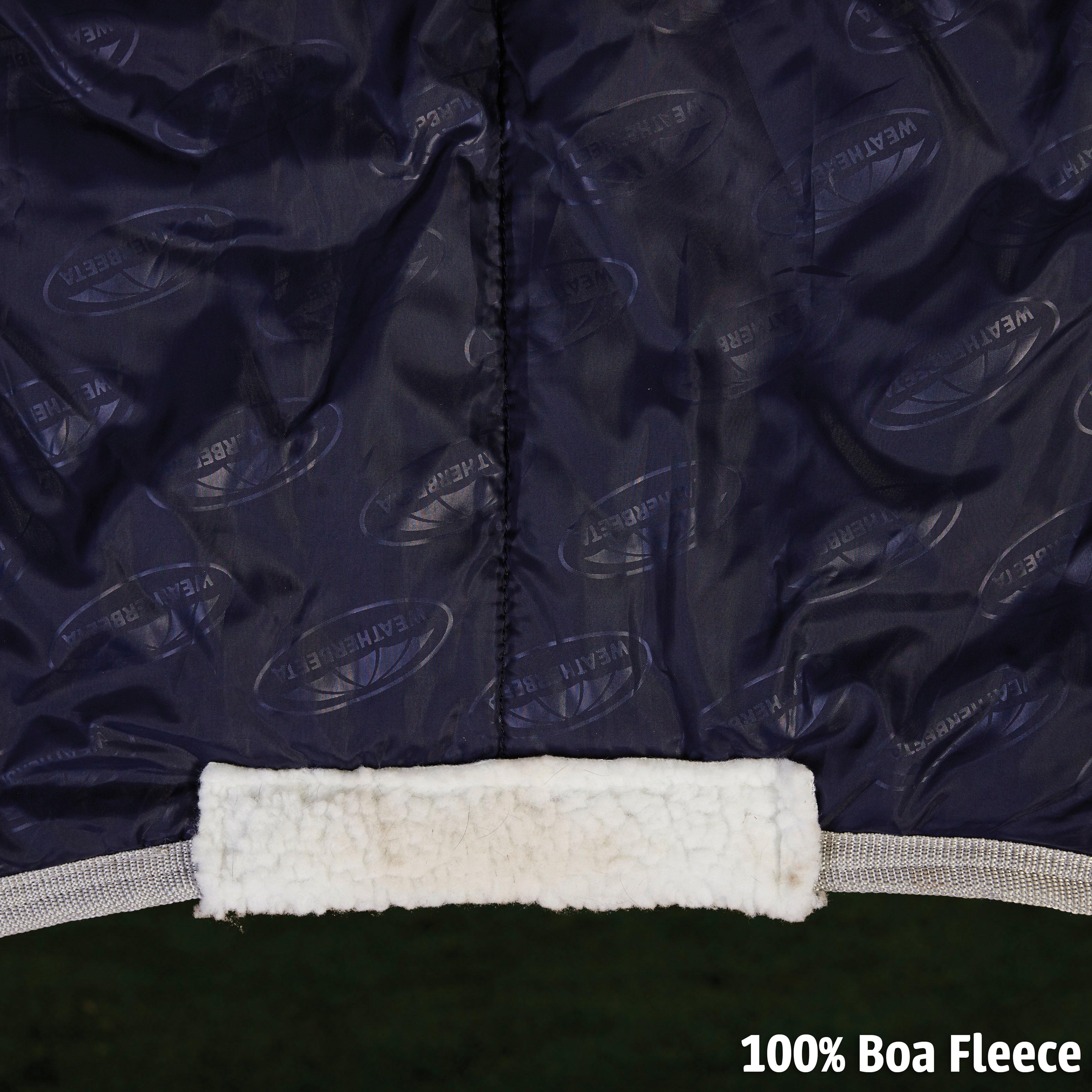 ComFiTec 210D Channel Quilt 250g Medium Weight Standard Neck Stable Rug Navy/Silver/Red