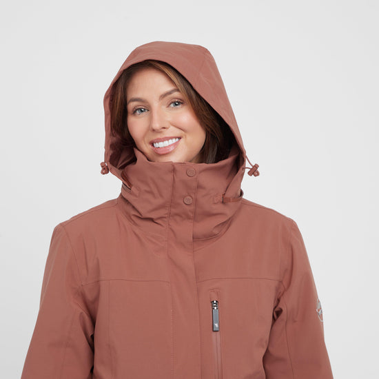 Womens Kayla II Waterproof Jacket Redwood