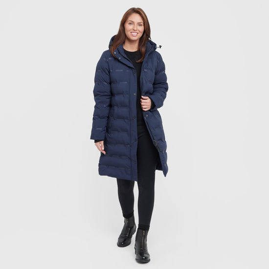 Womens Helsinki Heat Seal Quilted Jacket Navy Iris
