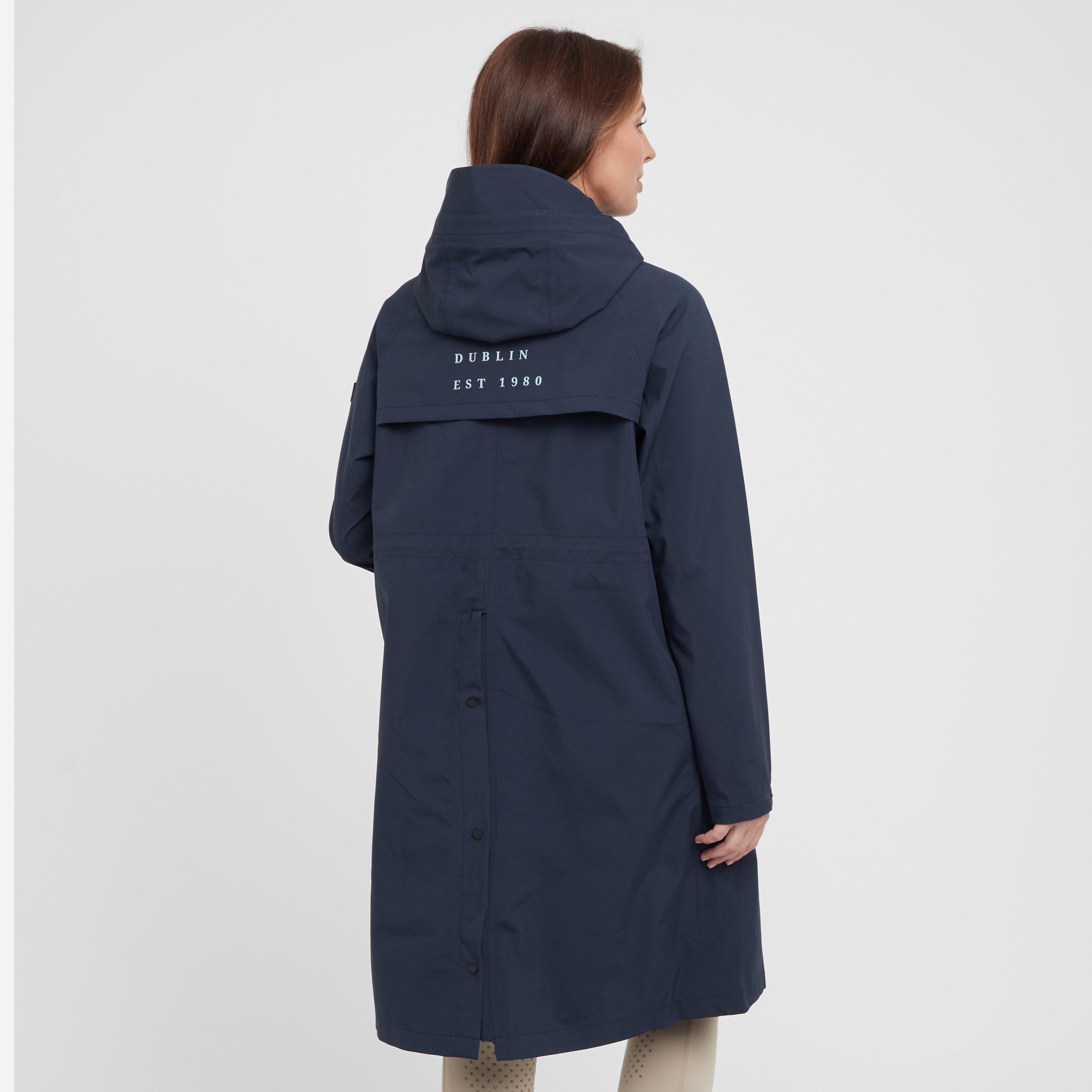 Womens Rowan Waterproof Riding Coat Sky Captain