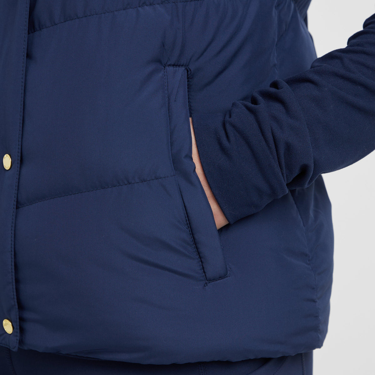 Womens Patrice Puffer Vest Naval Academy