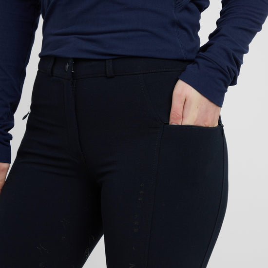 Womens Thermal Riding Breeches Sky Captain