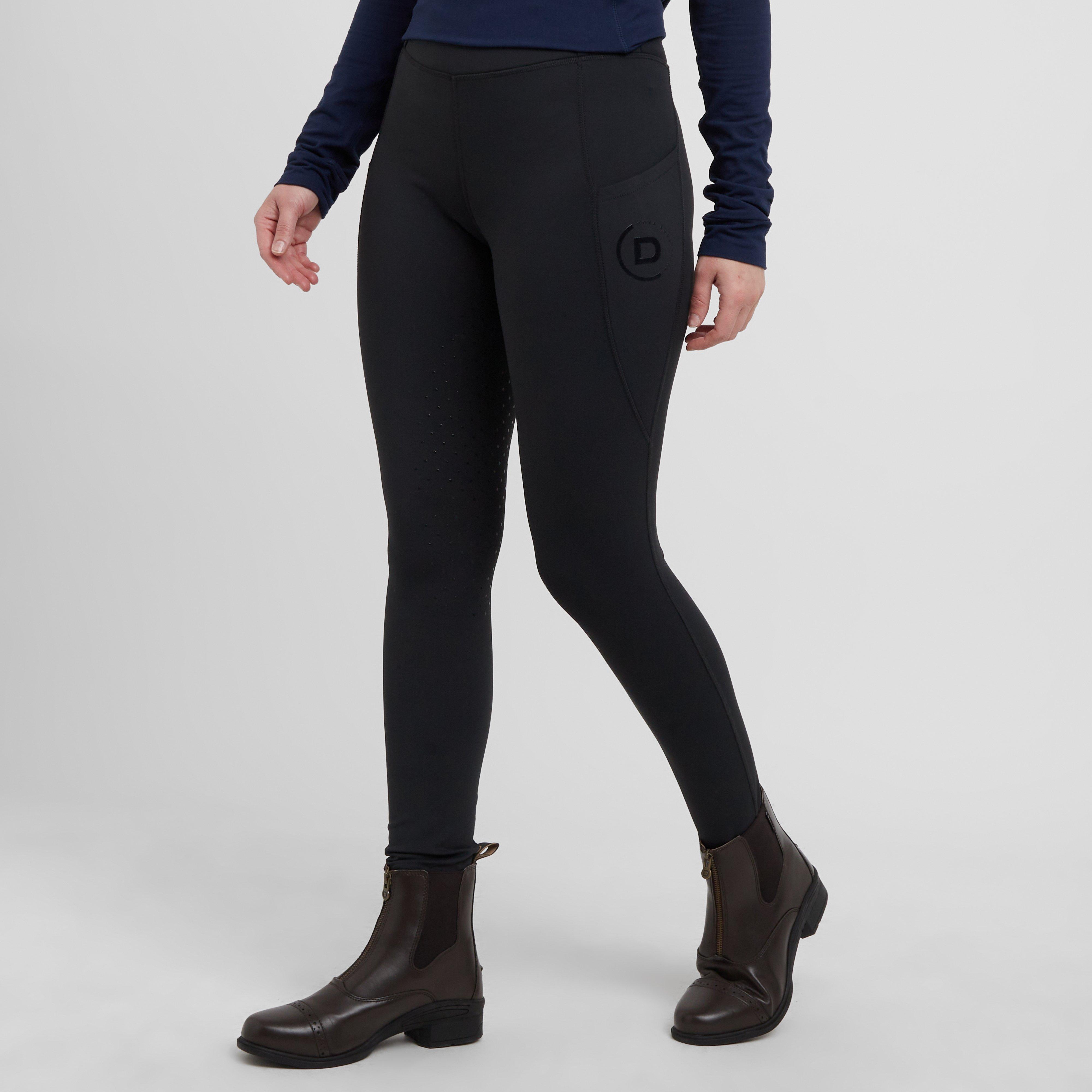 Womens Thermal Riding Tights Black