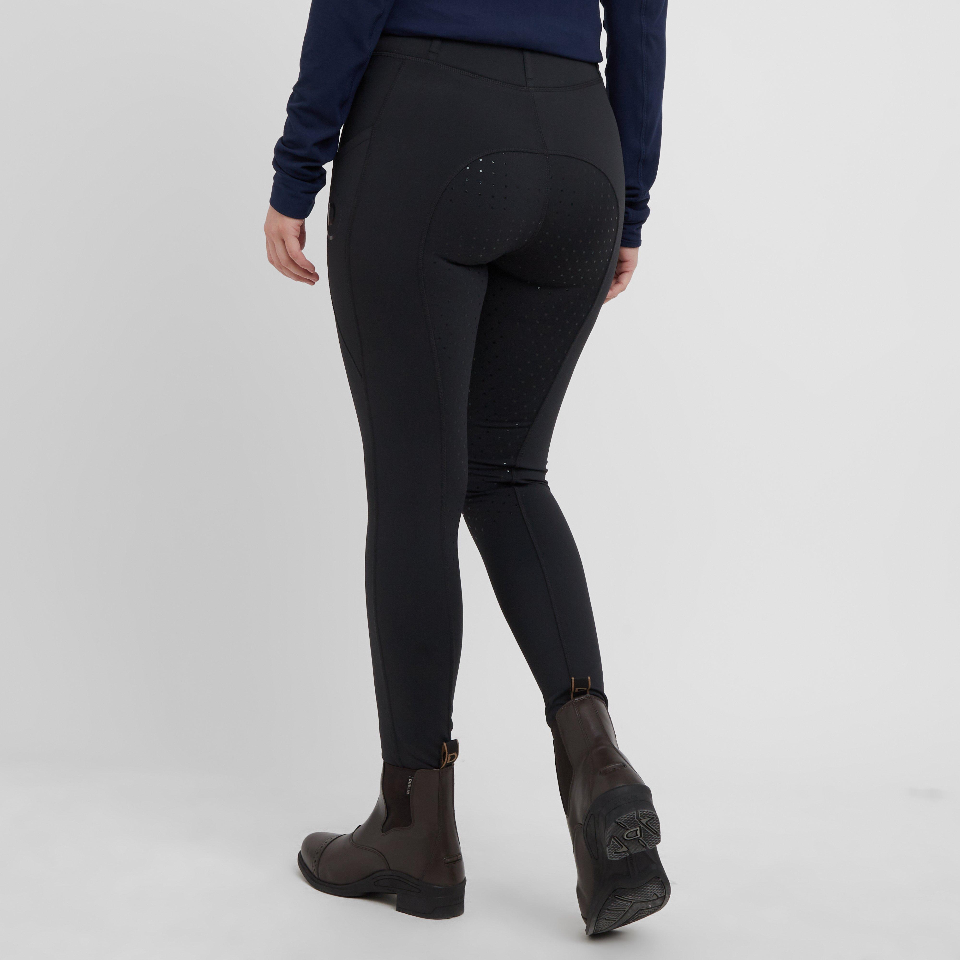 Womens Thermal Riding Tights Black
