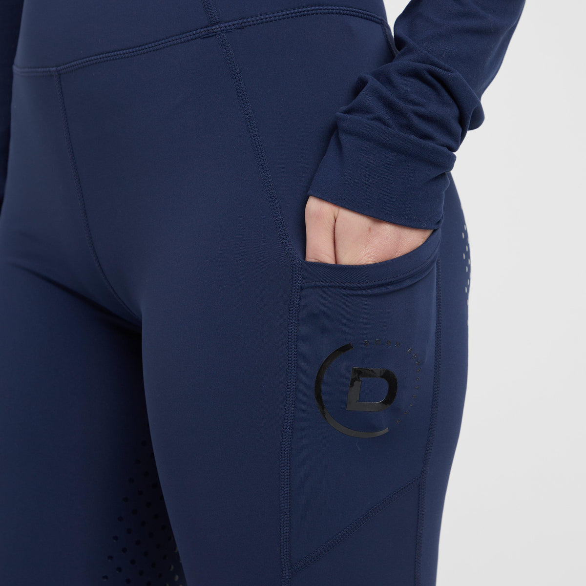 Womens Everyday Riding Tights Navy Academy
