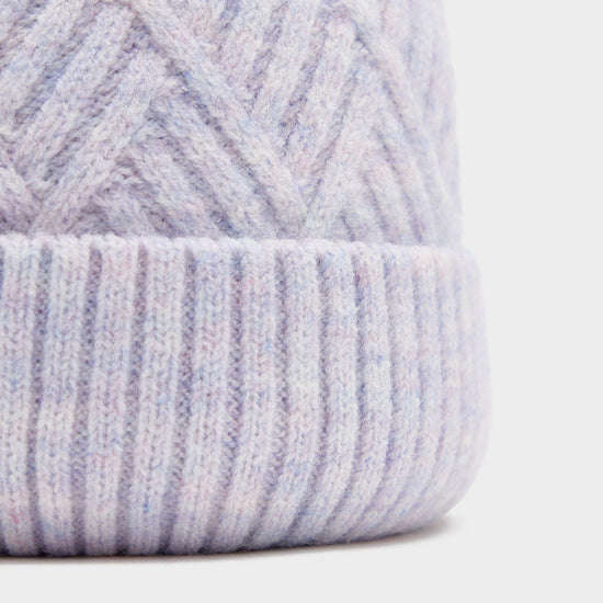 Womens Bea Beanie Purple Marle