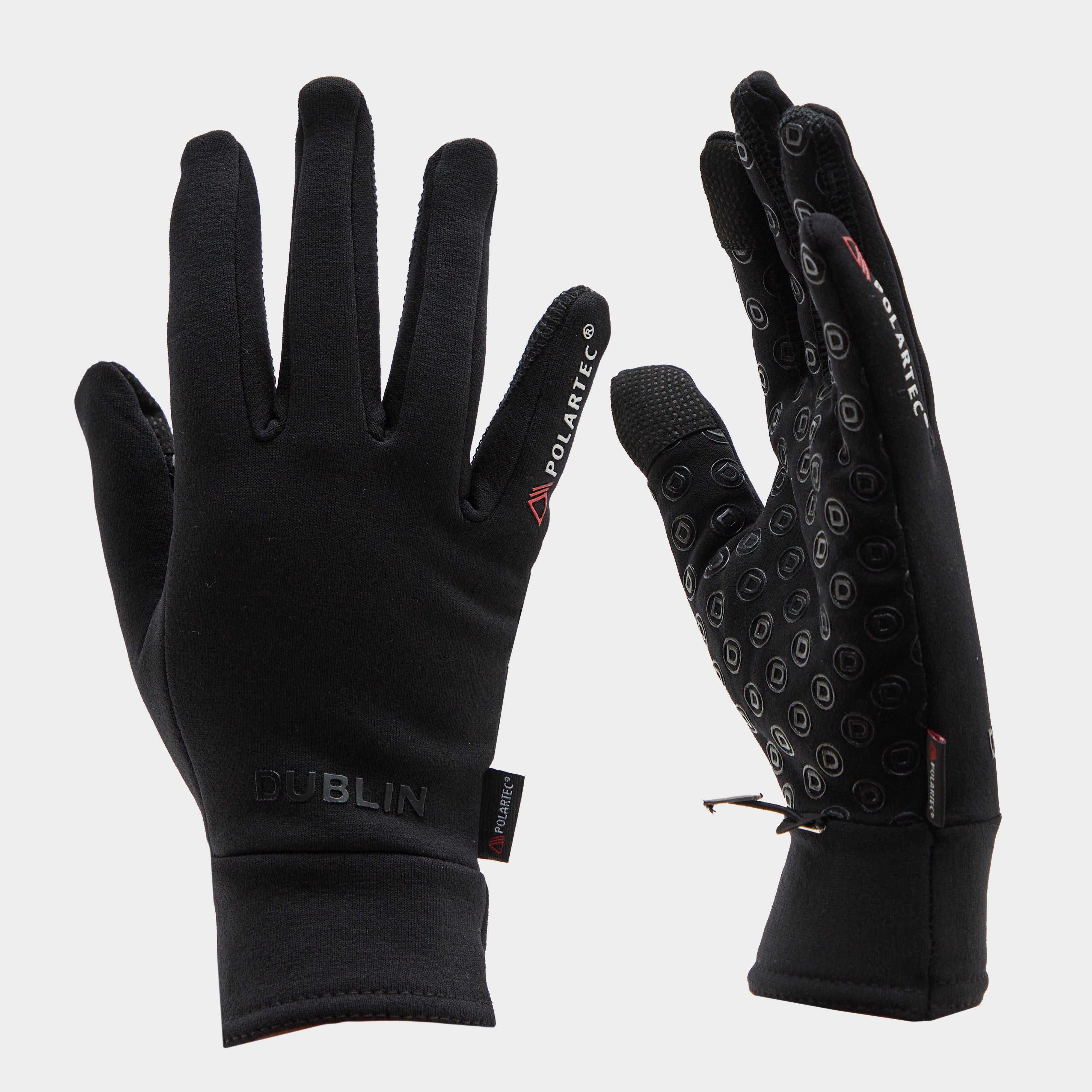Polartec Fleece Riding Gloves Black