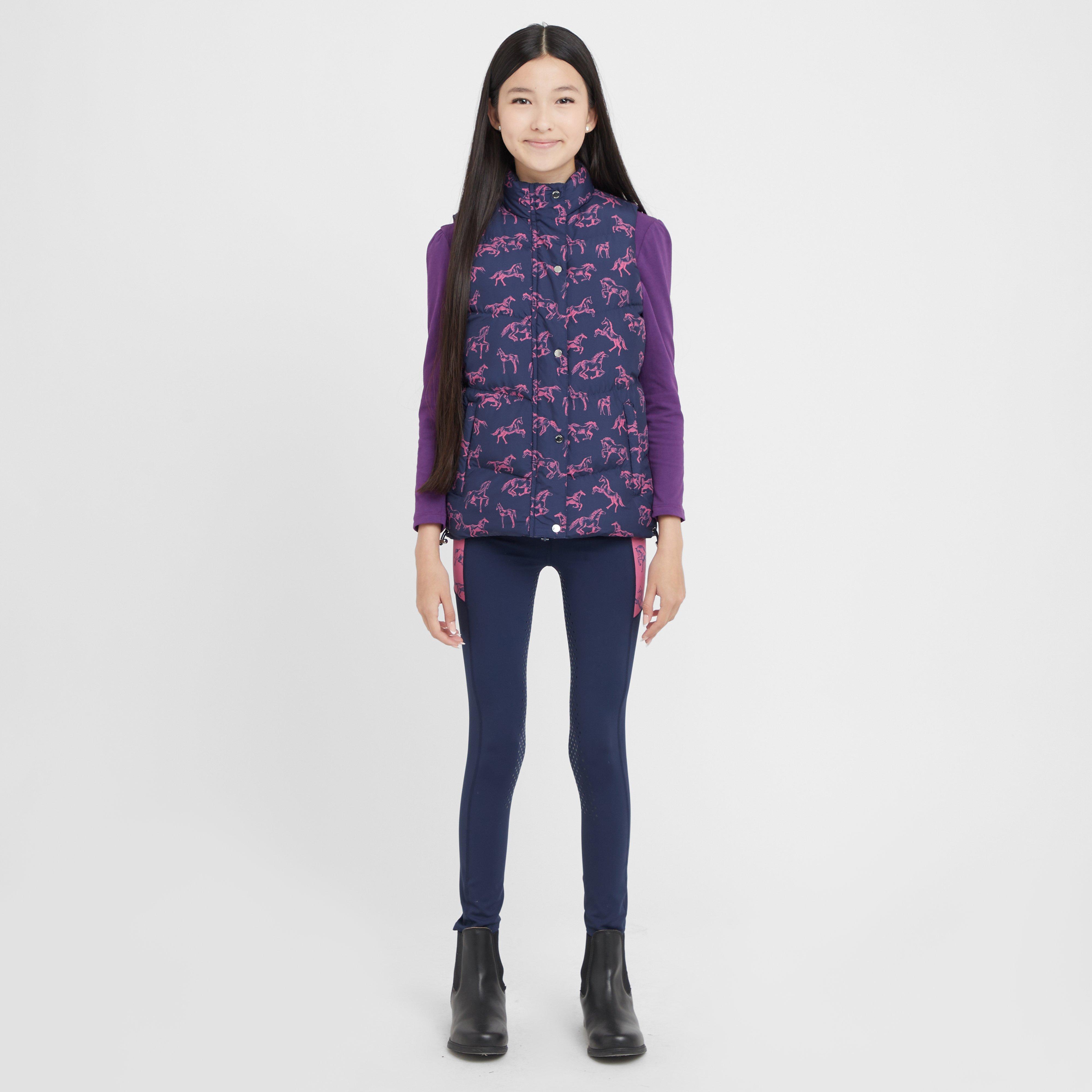 Kids Patrice Everyday Puffer Vest Navy/Frolicking Horse