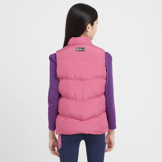 Kids Patrice Everyday Puffer Vest Red Violet