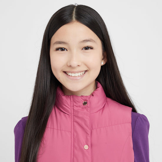 Kids Patrice Everyday Puffer Vest Red Violet