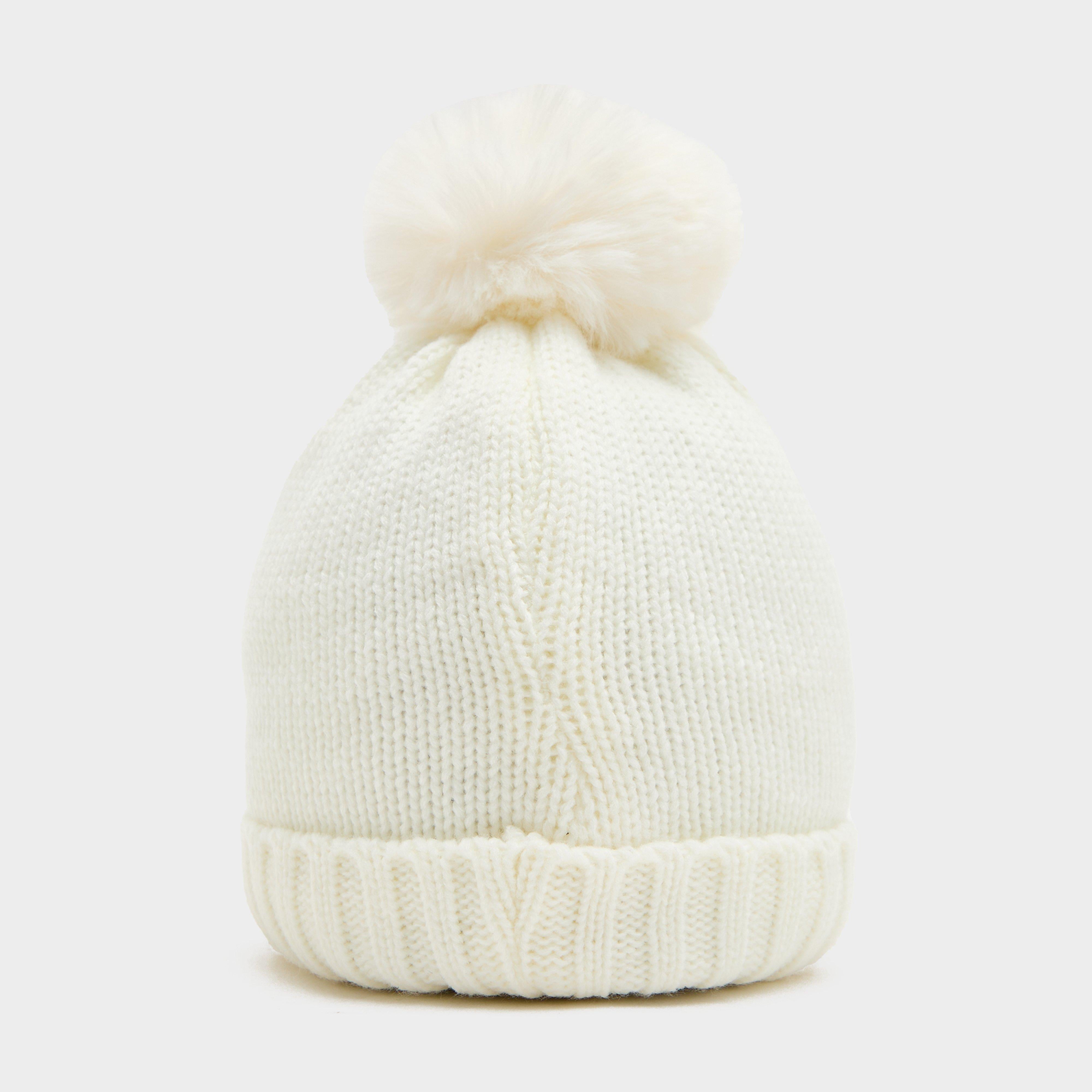 Kids Embroidered Unicorn Beanie White