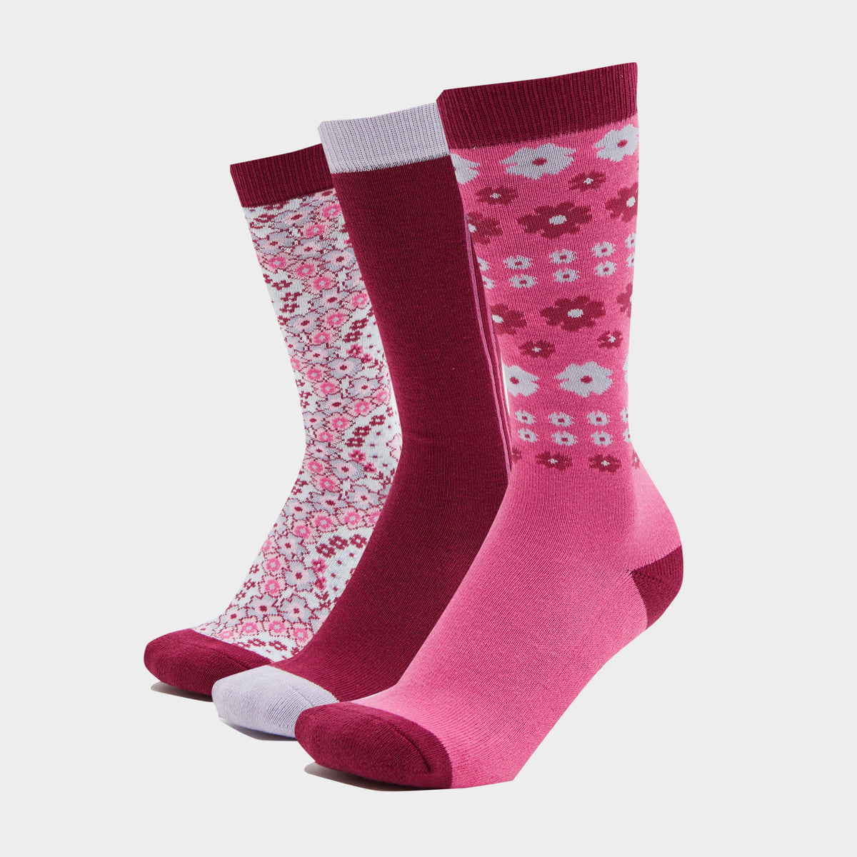 Kids 3 Pack Socks Pretty In Pink