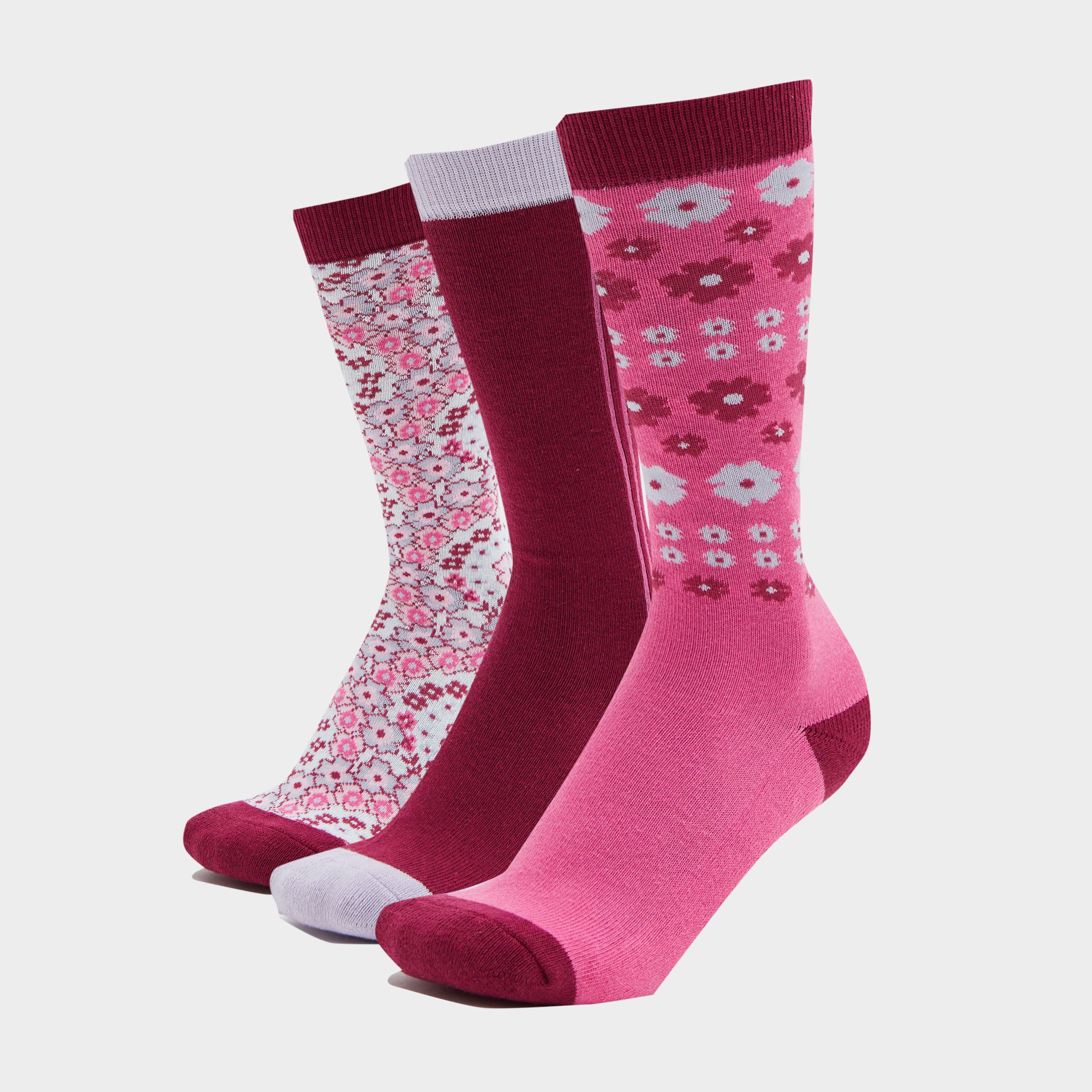 Kids 3 Pack Socks Pretty In Pink