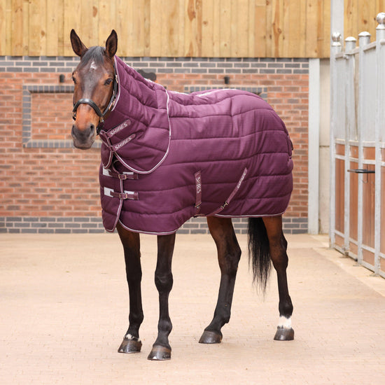 Tempest Original 300g Heavyweight Detach-A-Neck Stable Rug Burgundy