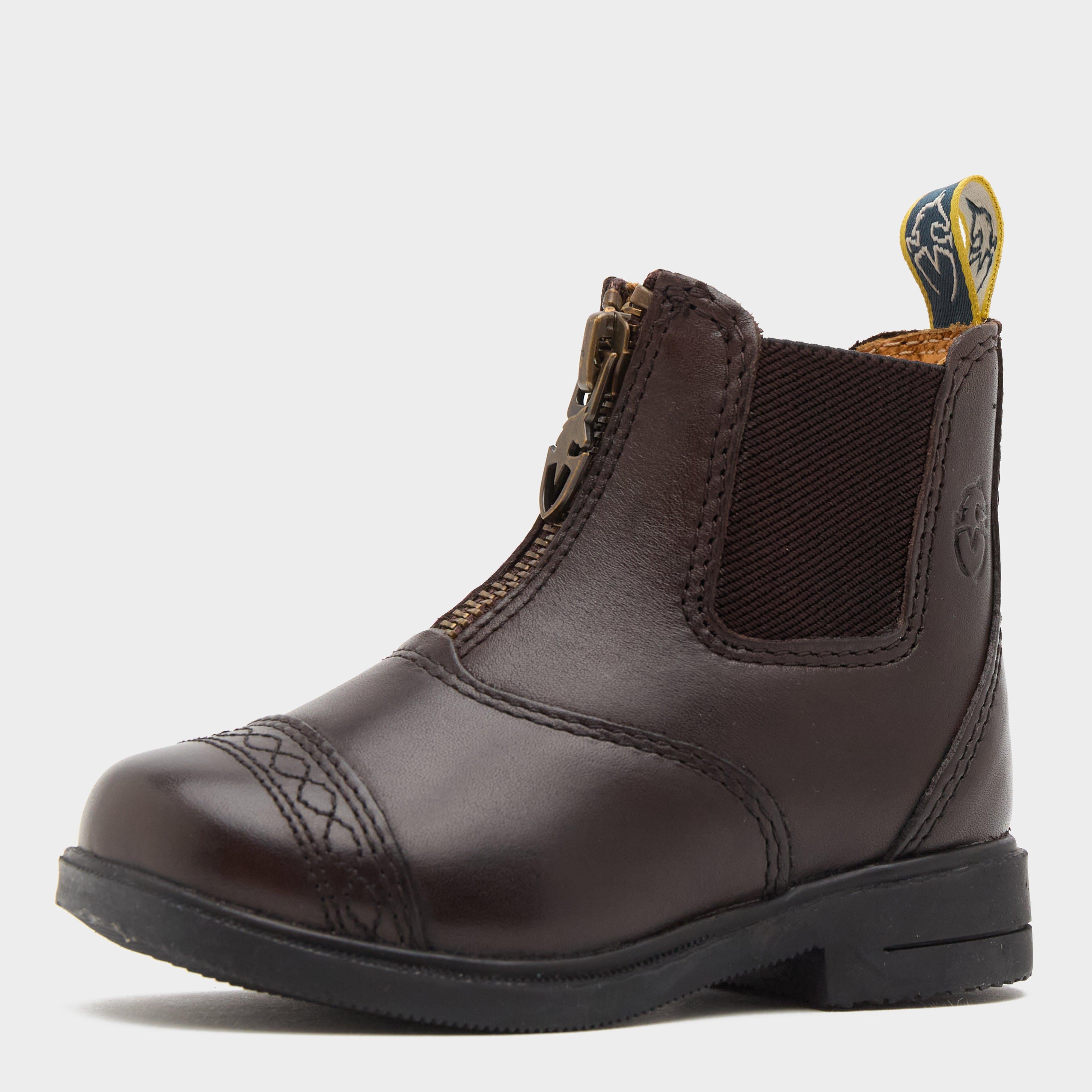 Kids Materia Paddock Boots Brown