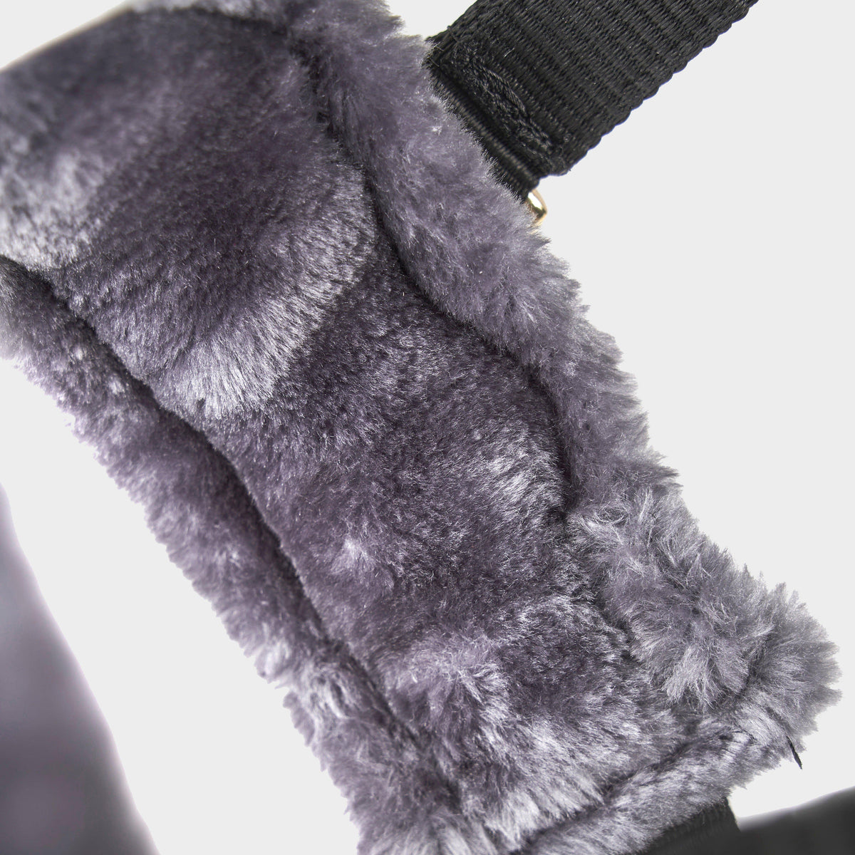 Fleece Lined Lunge Cavesson Black