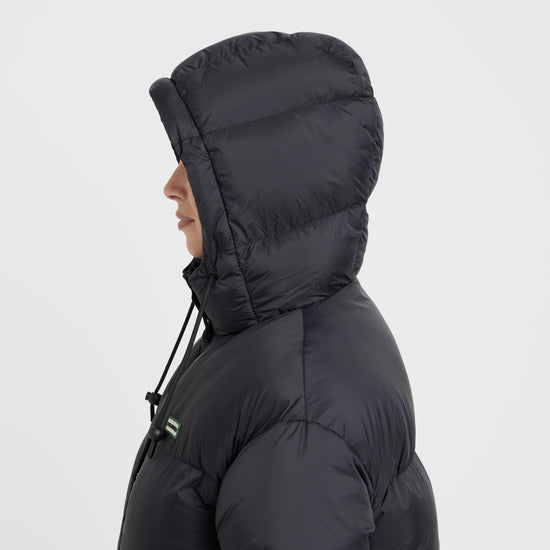 Green Label Womens Birnam Long Jacket Black