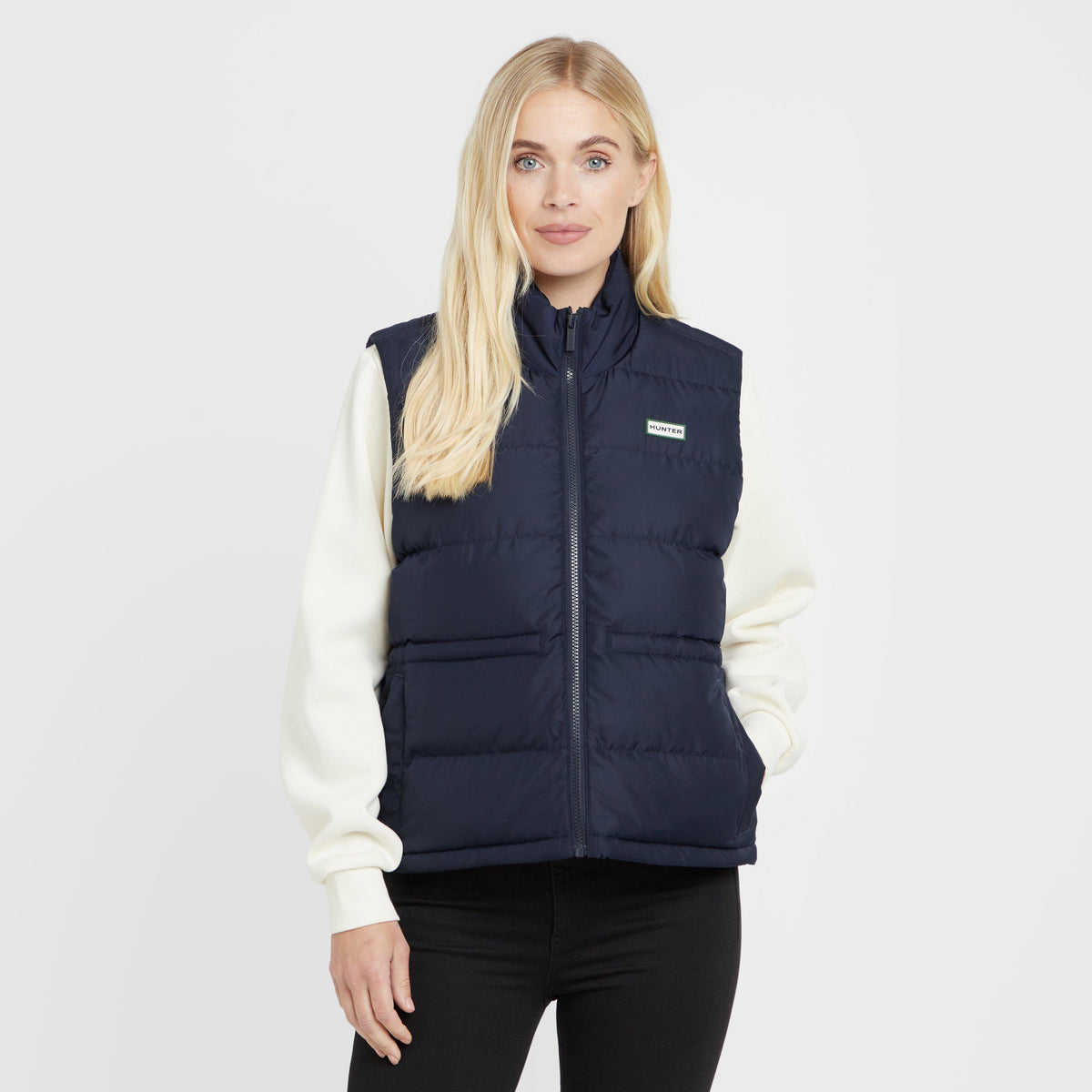Green Label Womens Biel Gilet Navy