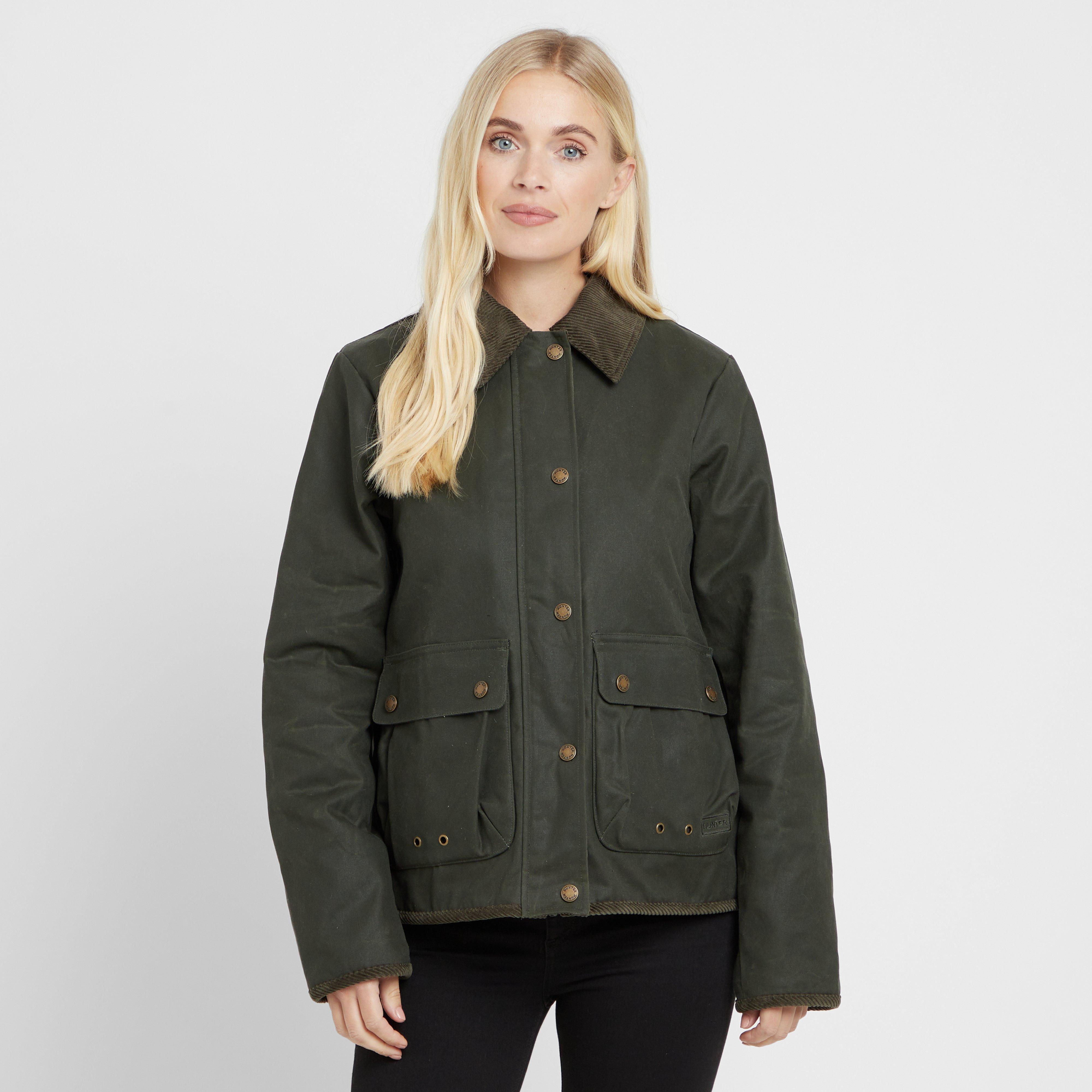 Hunter Green Label Womens Glenluce Wax Jacket Kambaba – Naylors