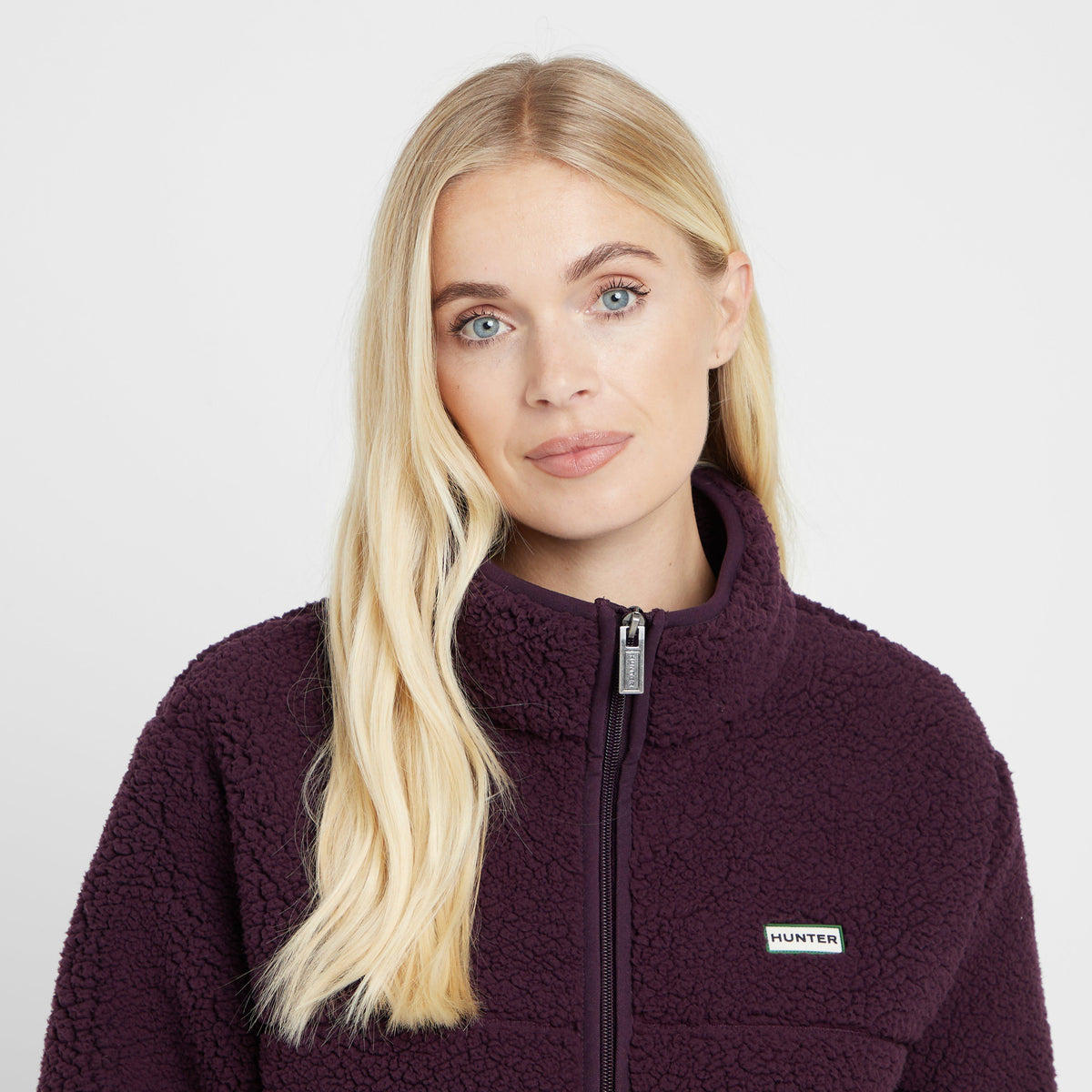 Green Label Womens Nethy Borg Fleece Plum