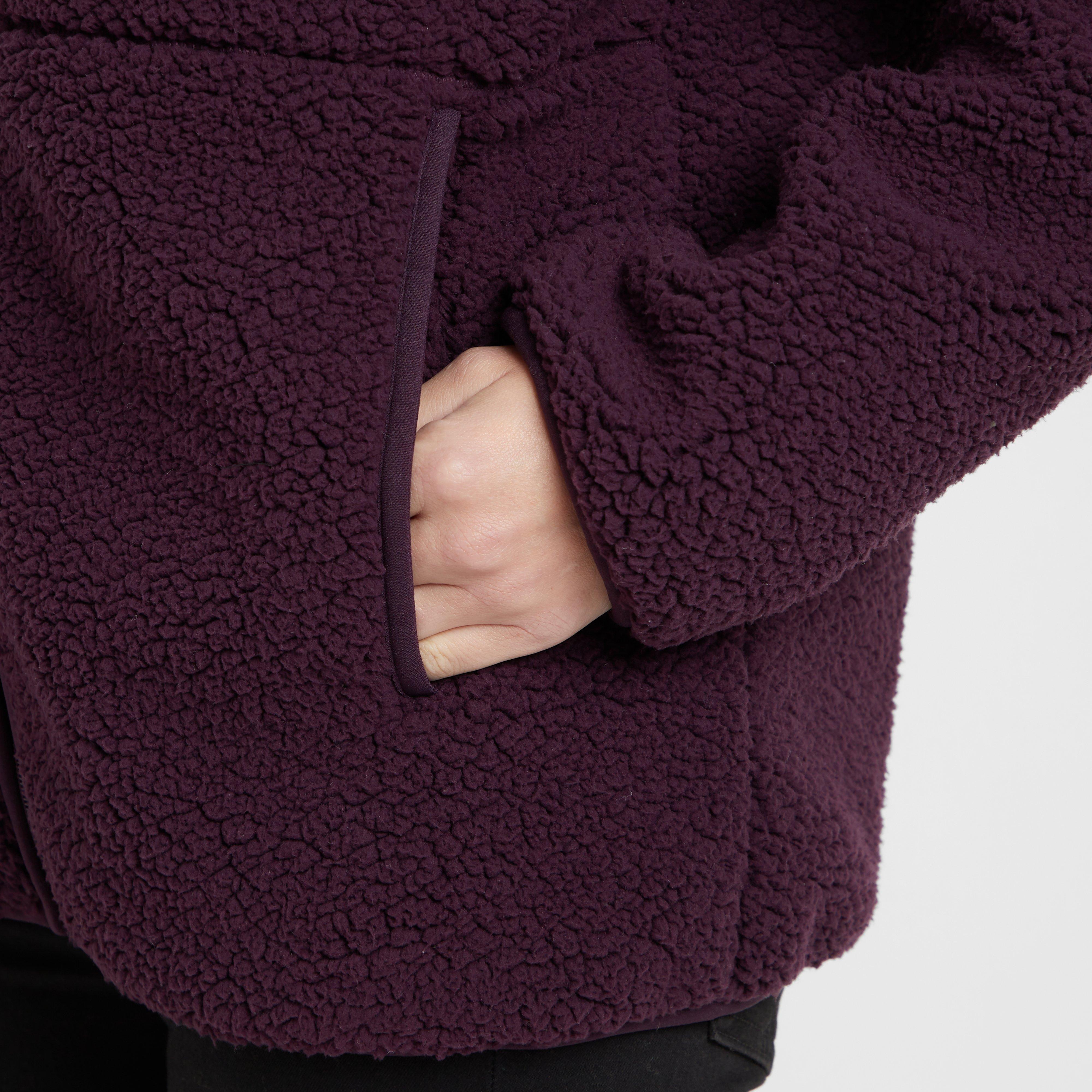 Green Label Womens Nethy Borg Fleece Plum