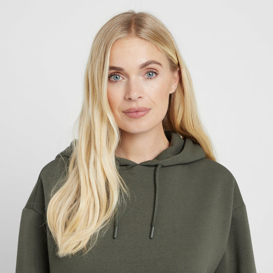Green Label Womens Rose Hoodie Kambara
