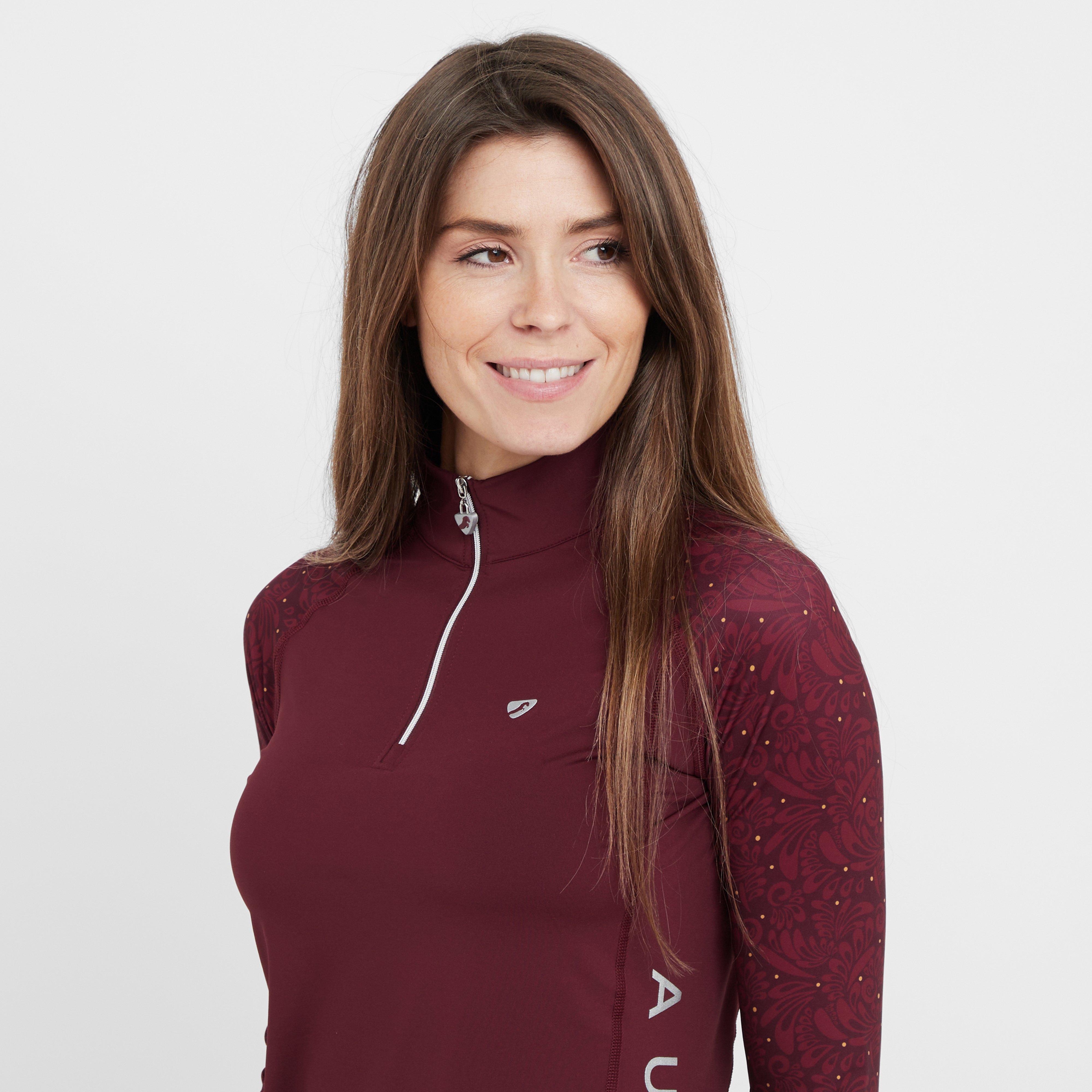 Womens Hyde Park Base Layer Red Paisley