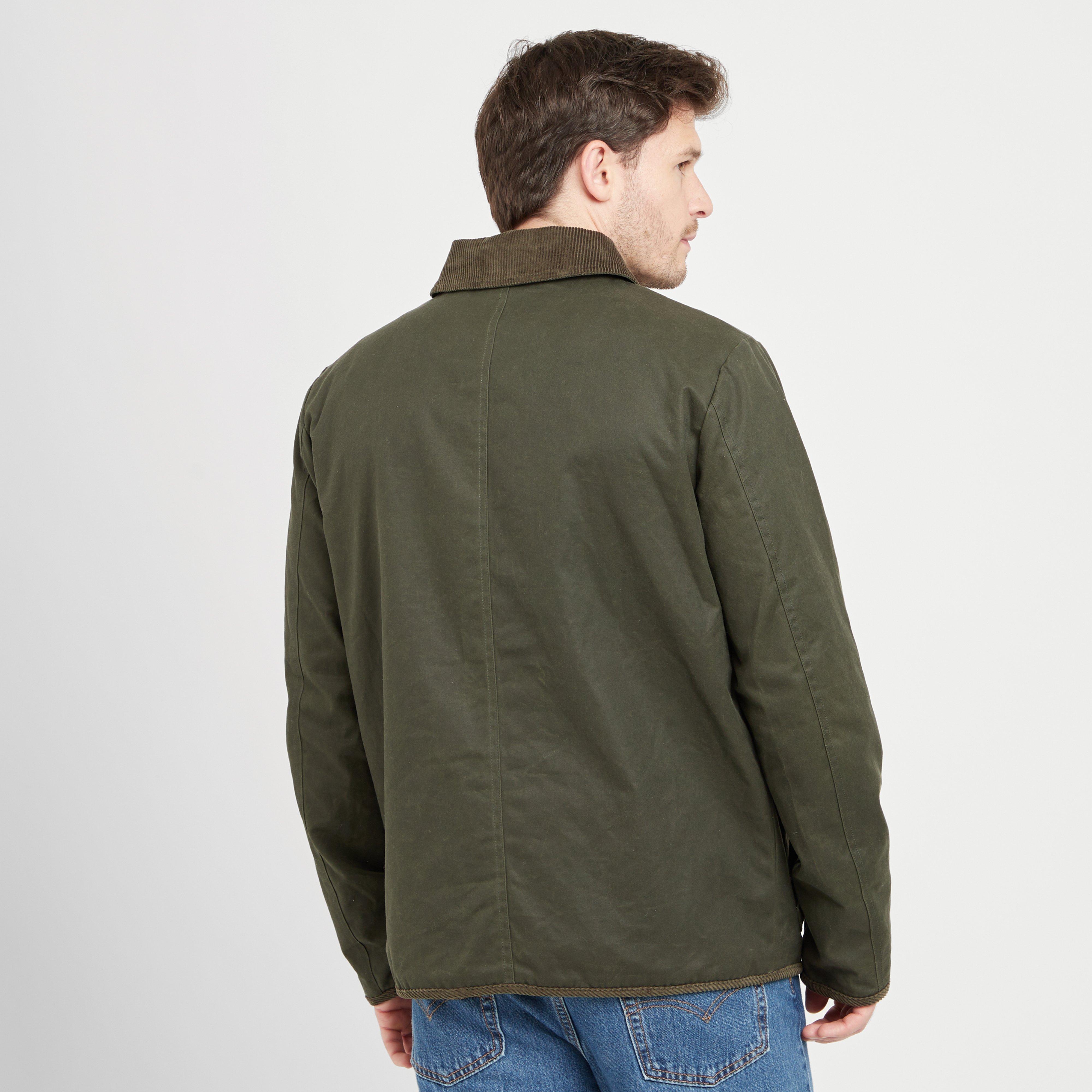 Green Label Mens Kilmar Wax Jacket Green